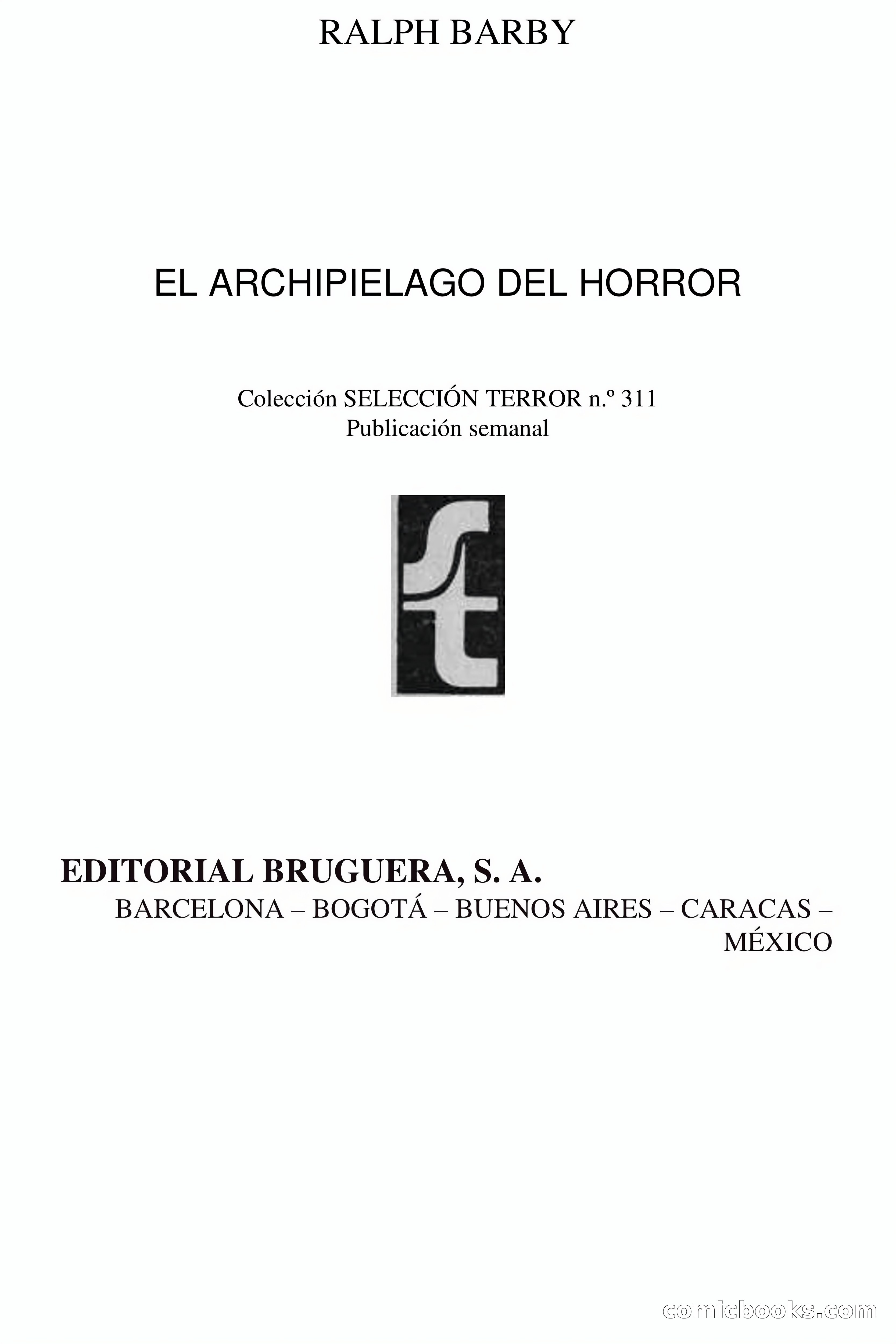 Selección Terror: El Archipiélago del Horror — page 4 of 68