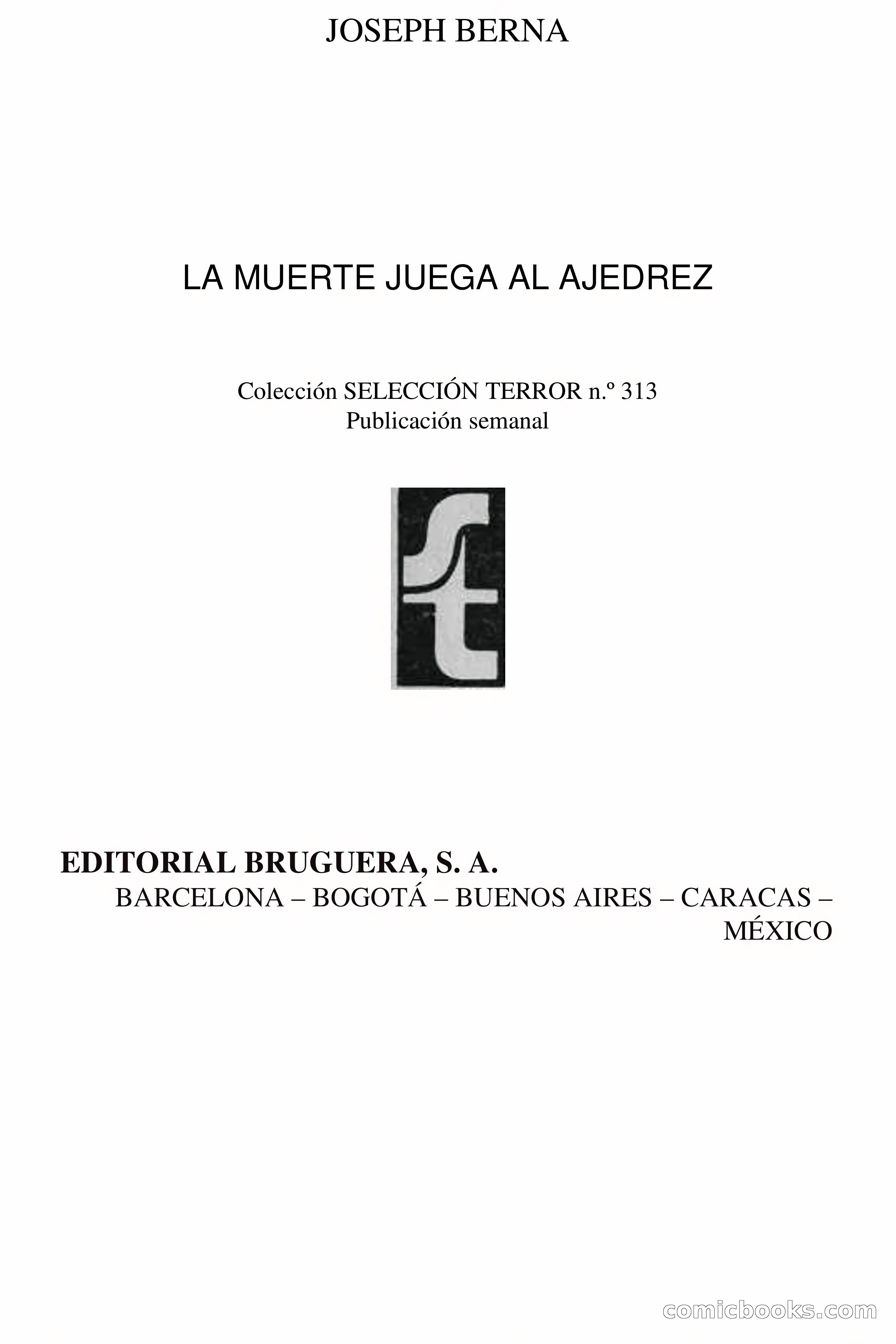 Selección Terror: La muerte juega al ajedrez — page 4 of 64