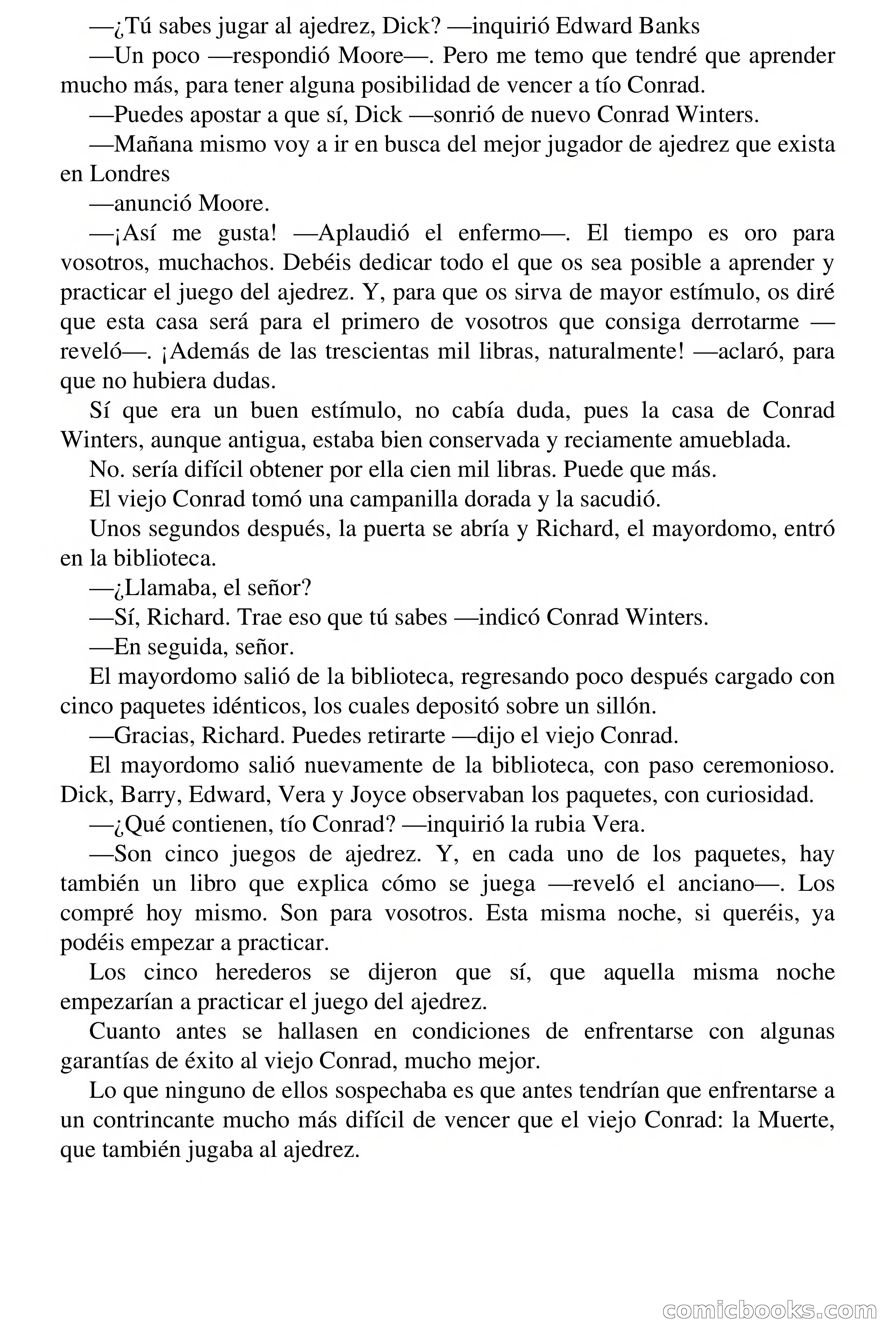 Selección Terror: La muerte juega al ajedrez — page 15 of 64