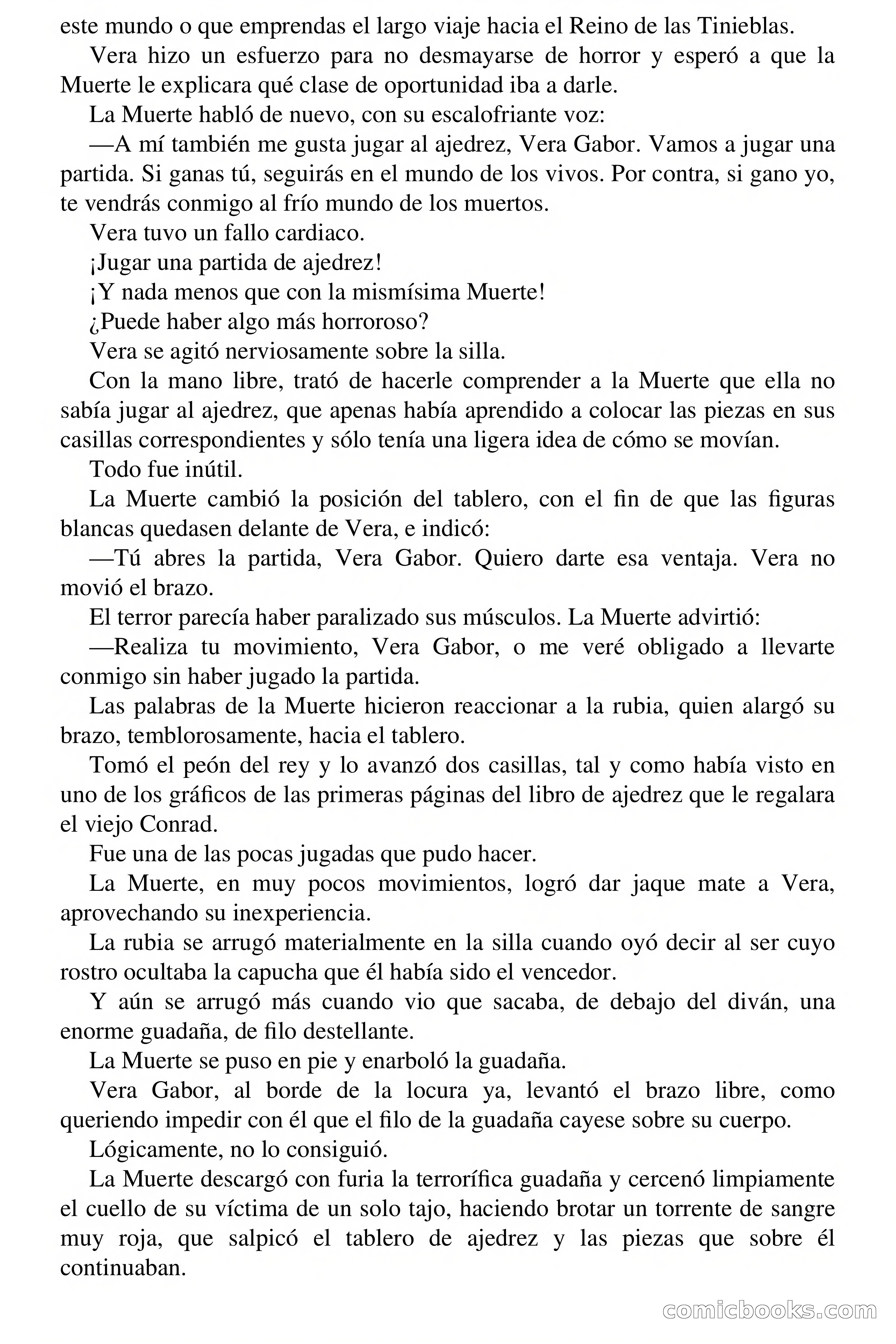 Selección Terror: La muerte juega al ajedrez — page 20 of 64
