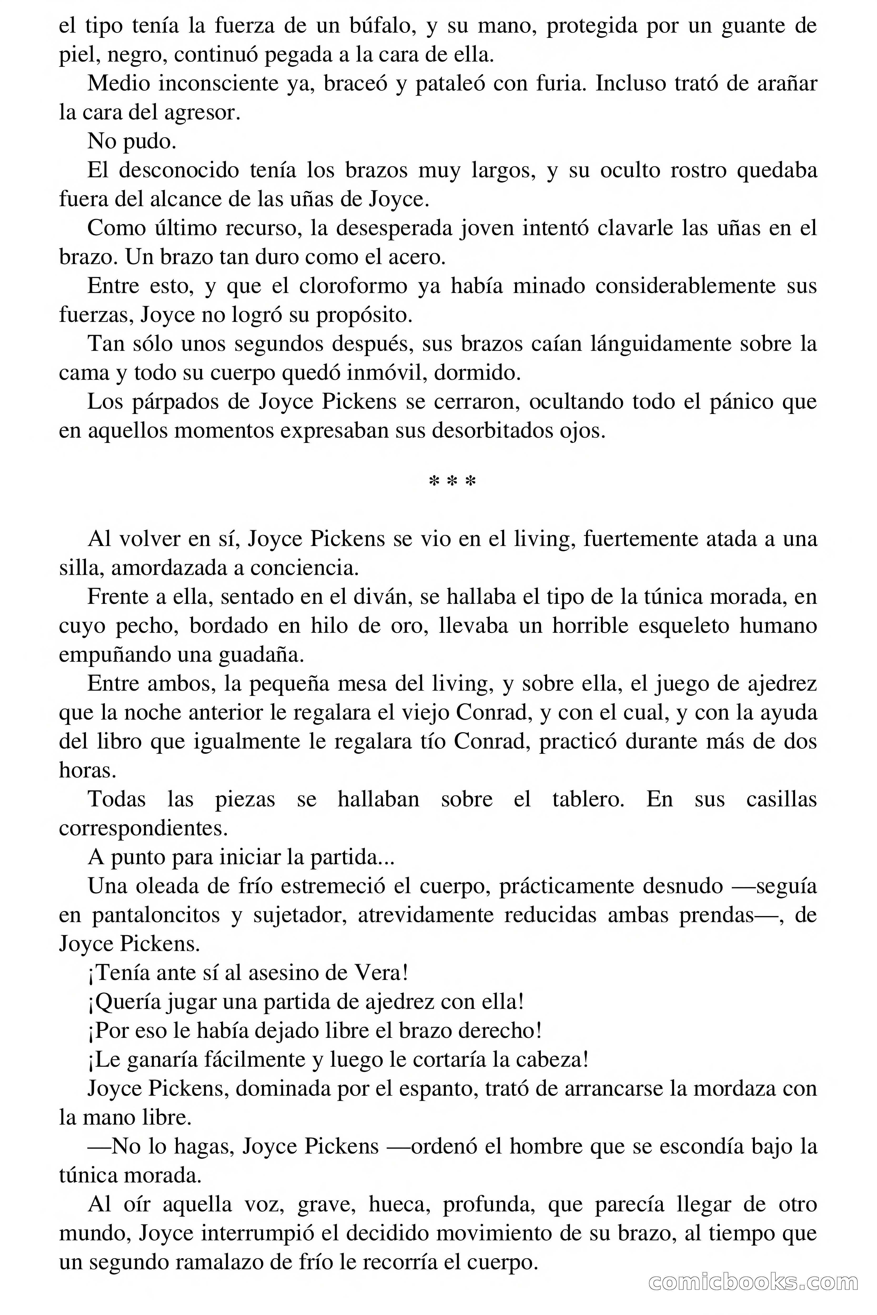 Selección Terror: La muerte juega al ajedrez — page 35 of 64
