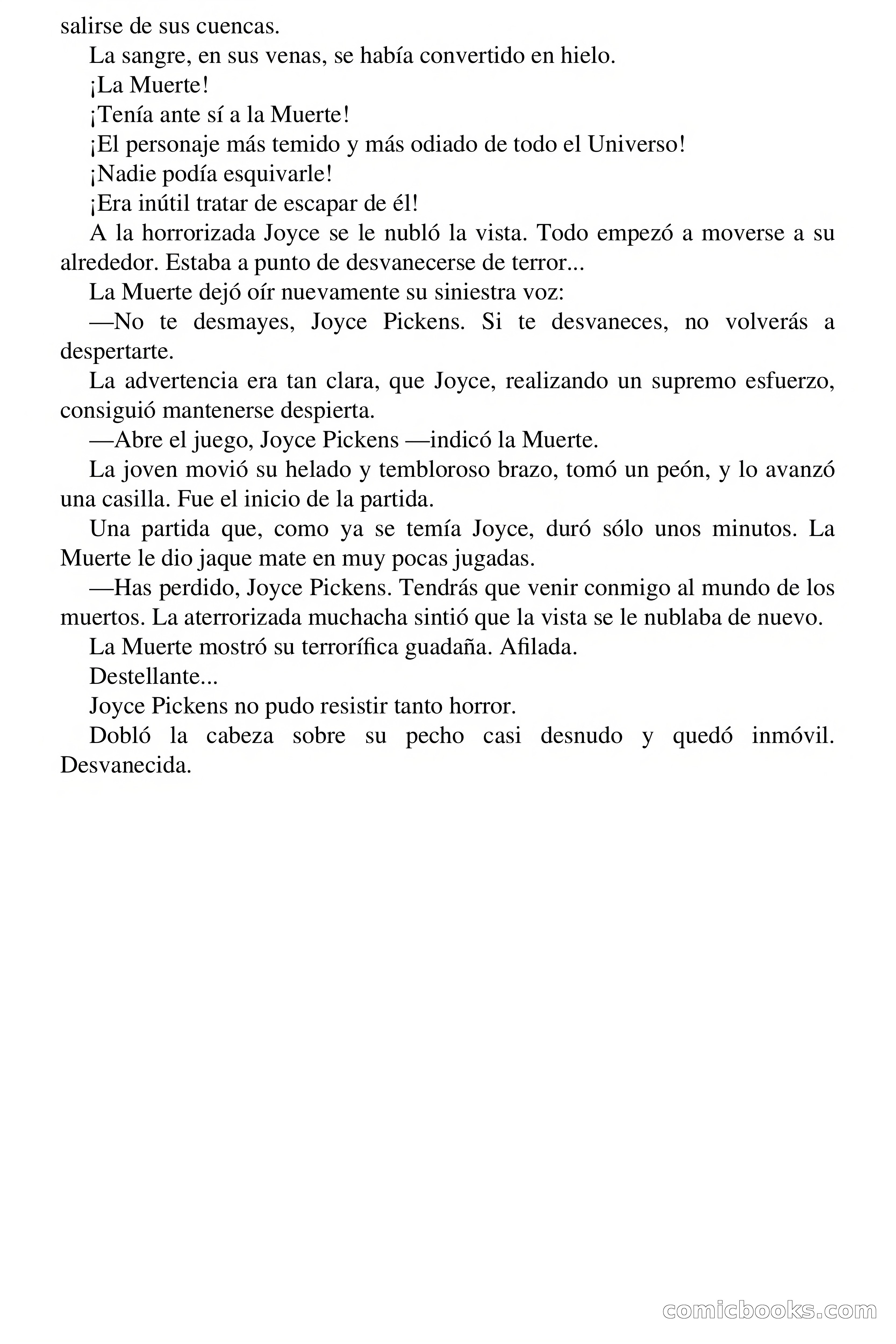 Selección Terror: La muerte juega al ajedrez — page 37 of 64