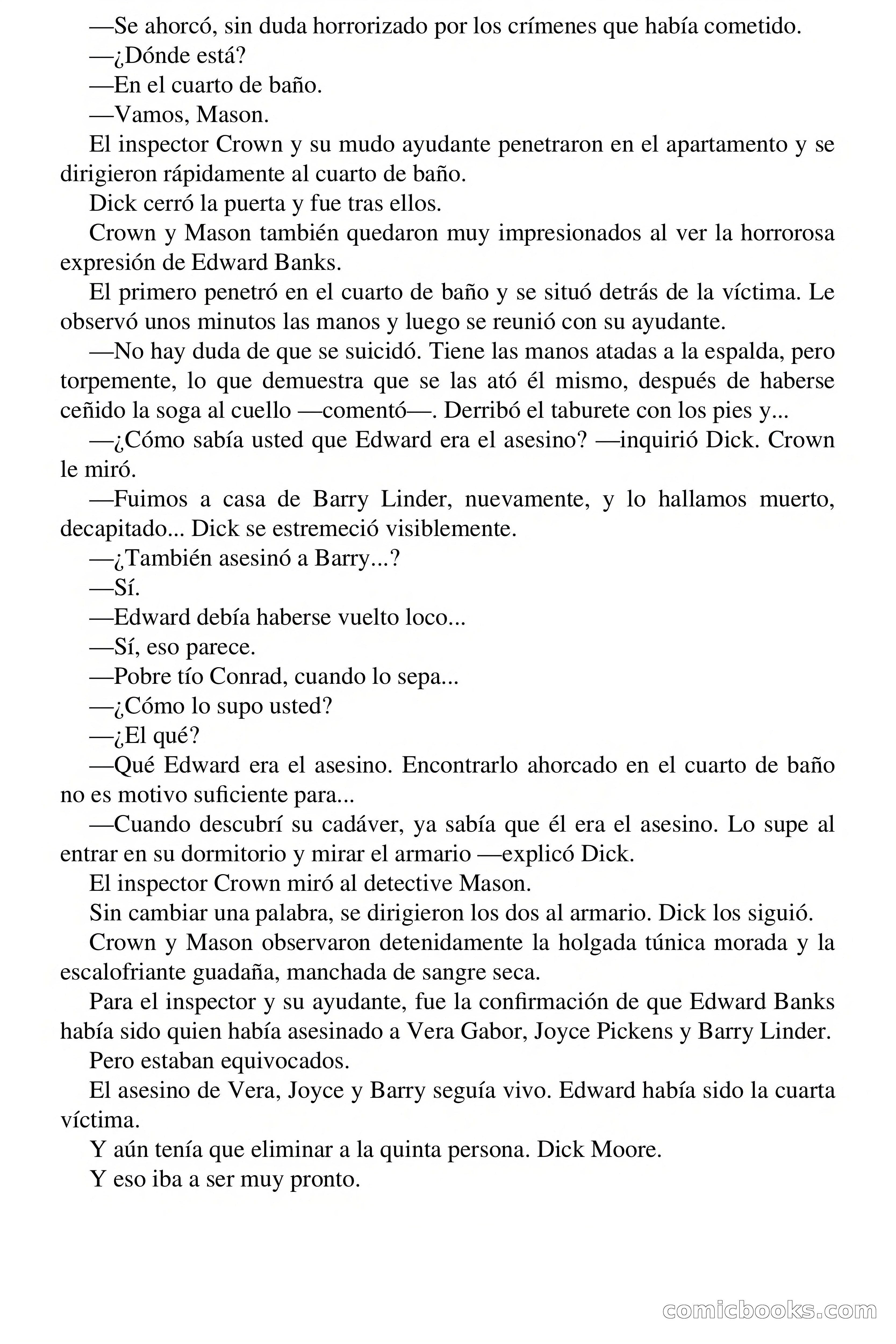 Selección Terror: La muerte juega al ajedrez — page 56 of 64