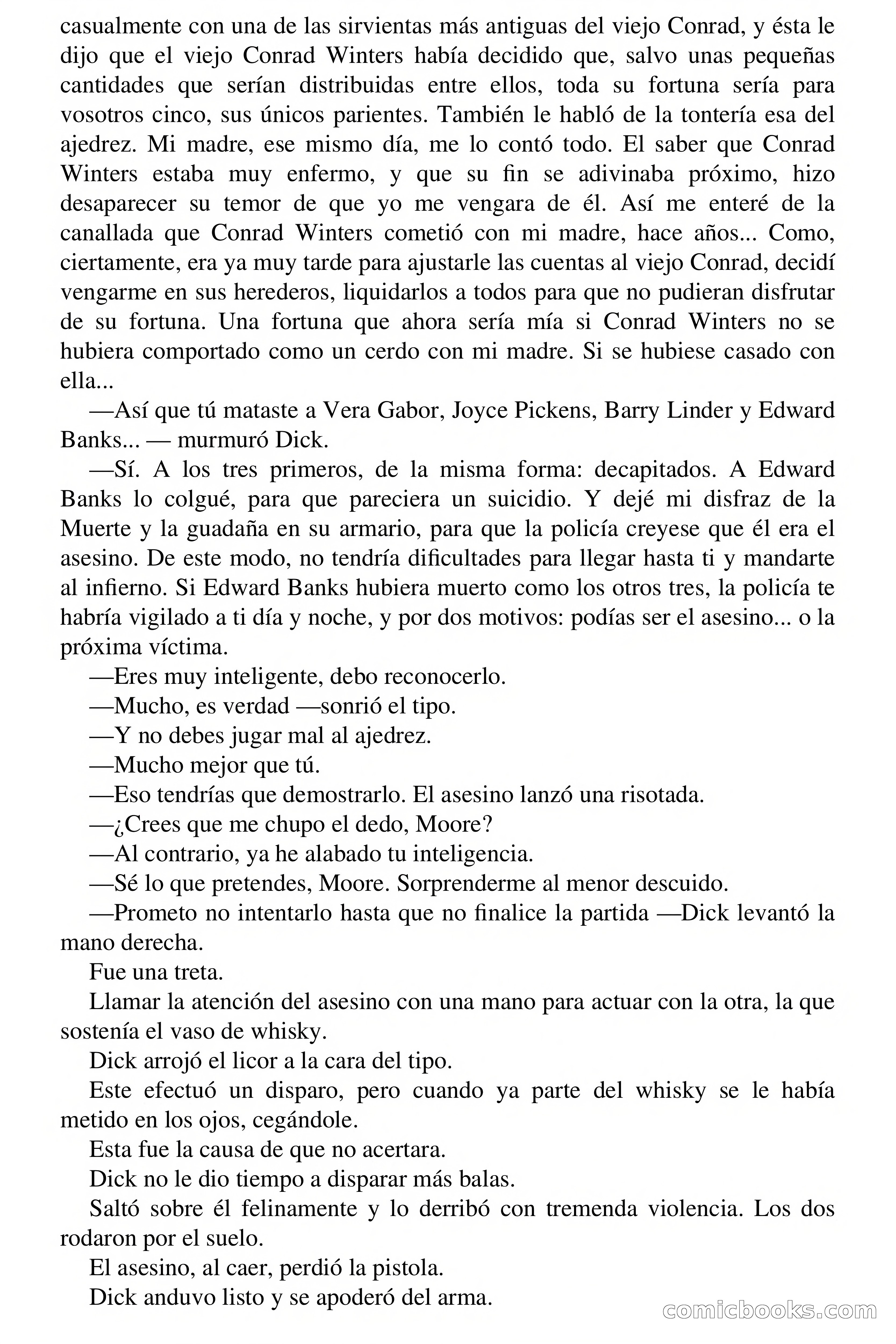 Selección Terror: La muerte juega al ajedrez — page 59 of 64