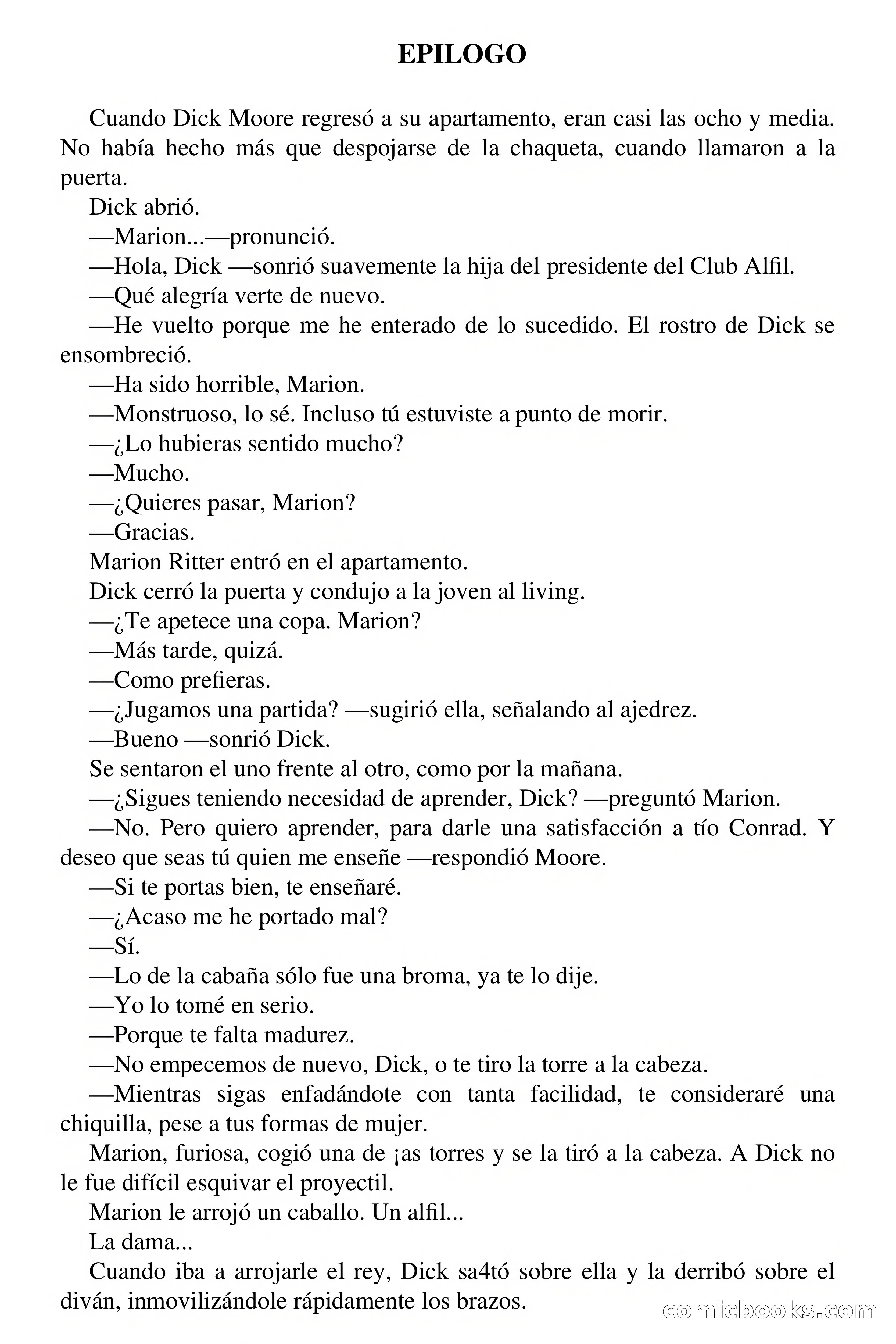 Selección Terror: La muerte juega al ajedrez — page 63 of 64