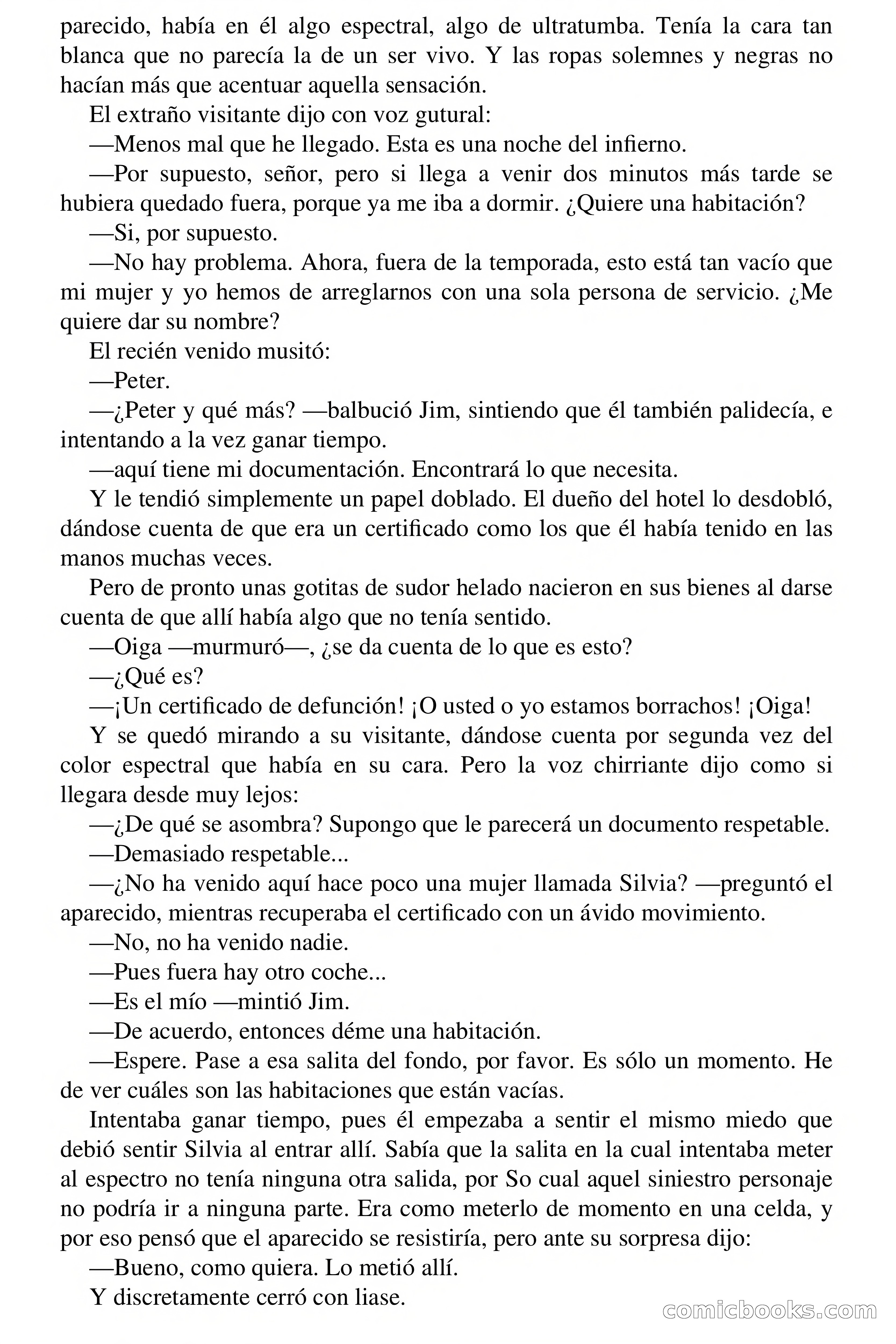 Selección Terror: Silver Kane — Un abrigo de piel de hiena — page 12 of 59