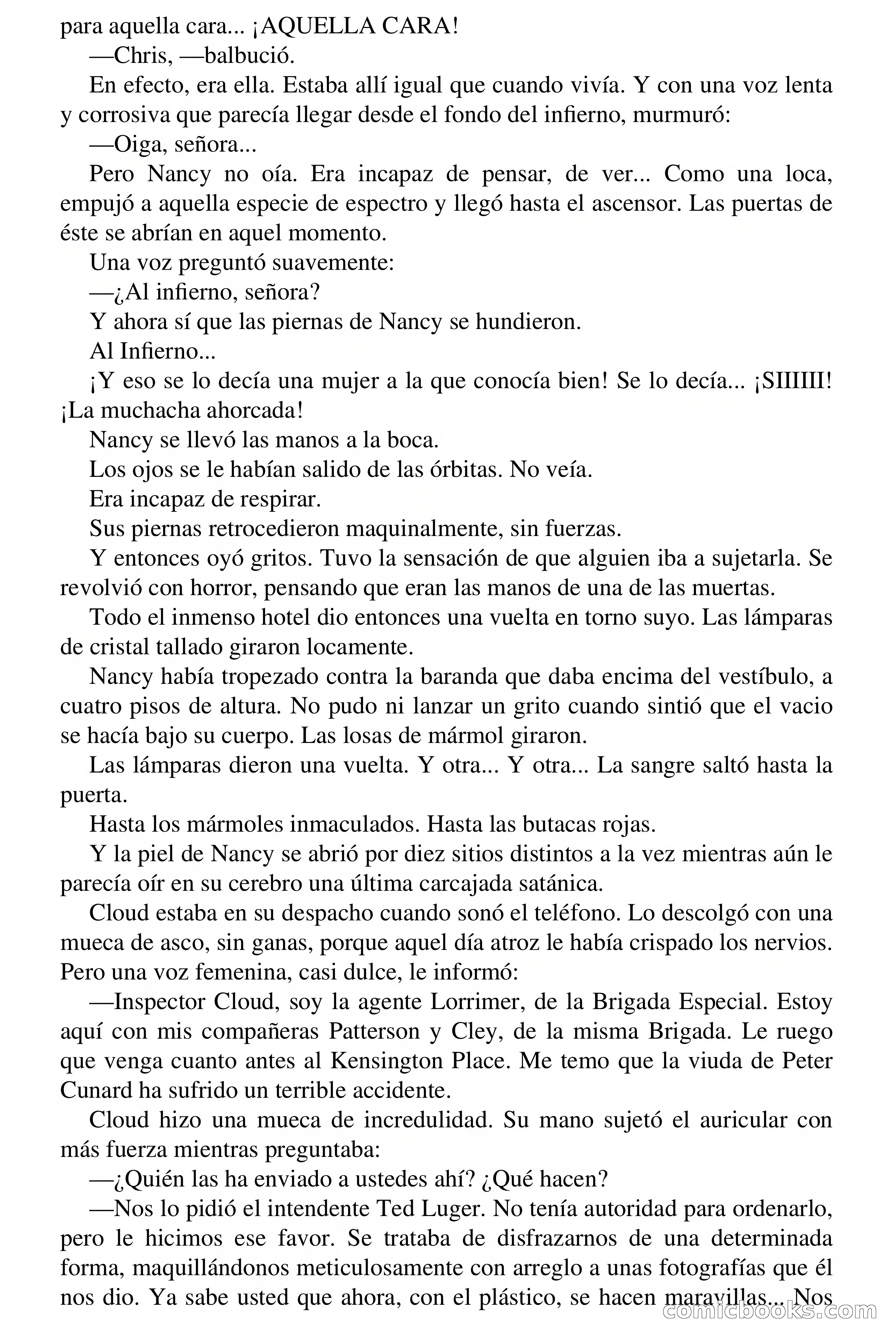 Selección Terror: Silver Kane — Un abrigo de piel de hiena — page 58 of 59