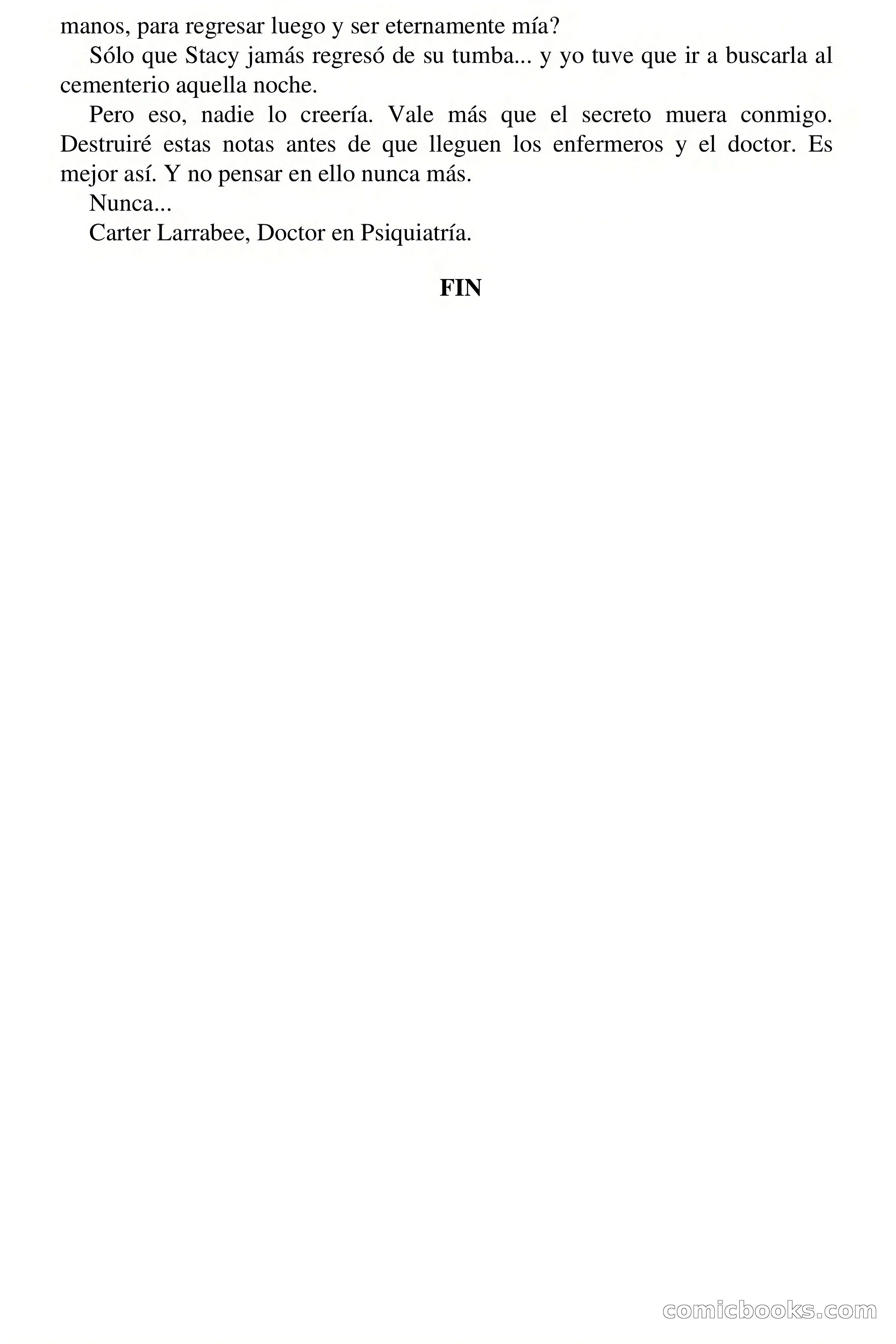 Selección Terror: Macabro deseo — page 71 of 71