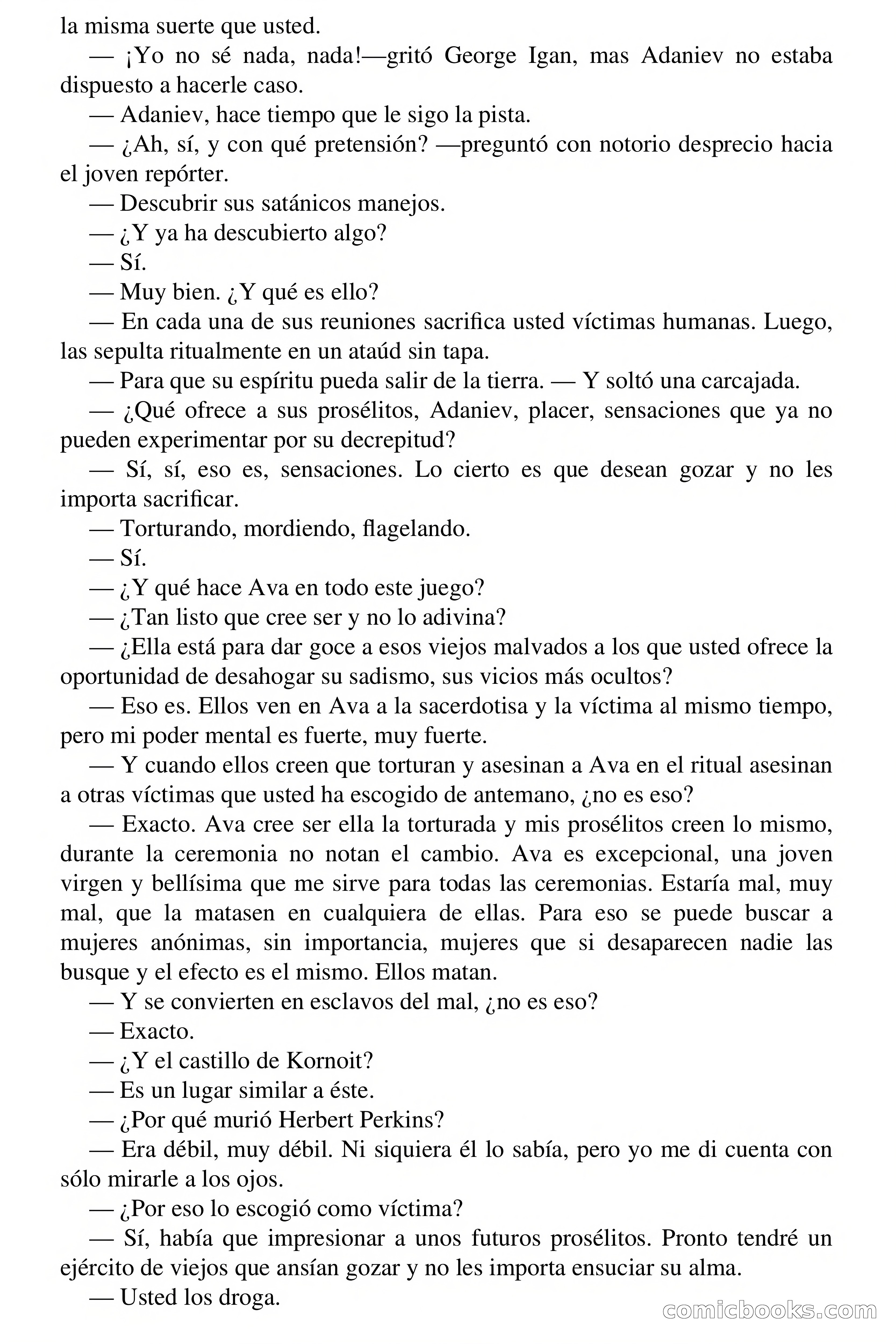 Selección Terror: Ritual de Alucinados — page 69 of 72
