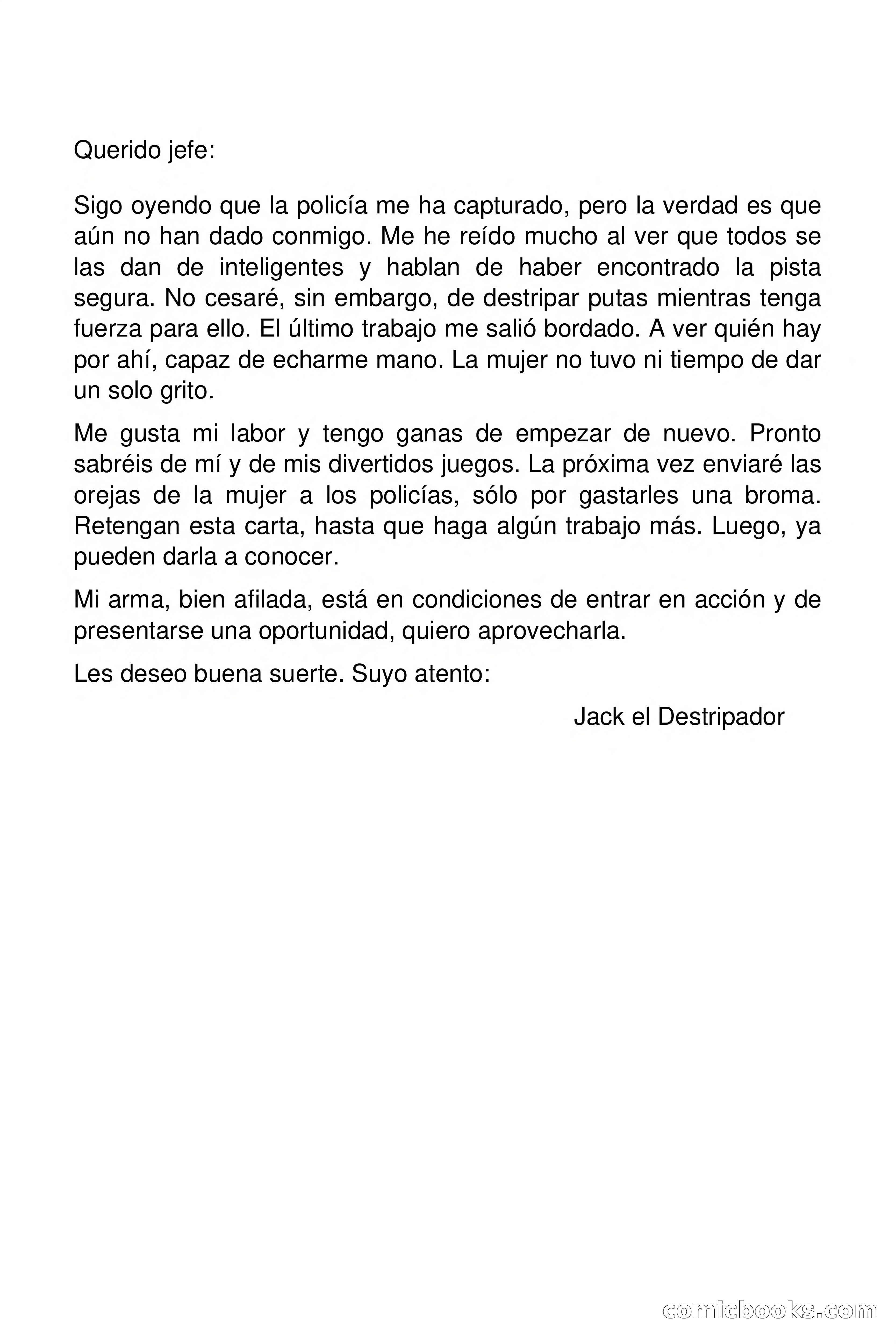 Selección Terror: Yo, «El Destripador» — page 2 of 101