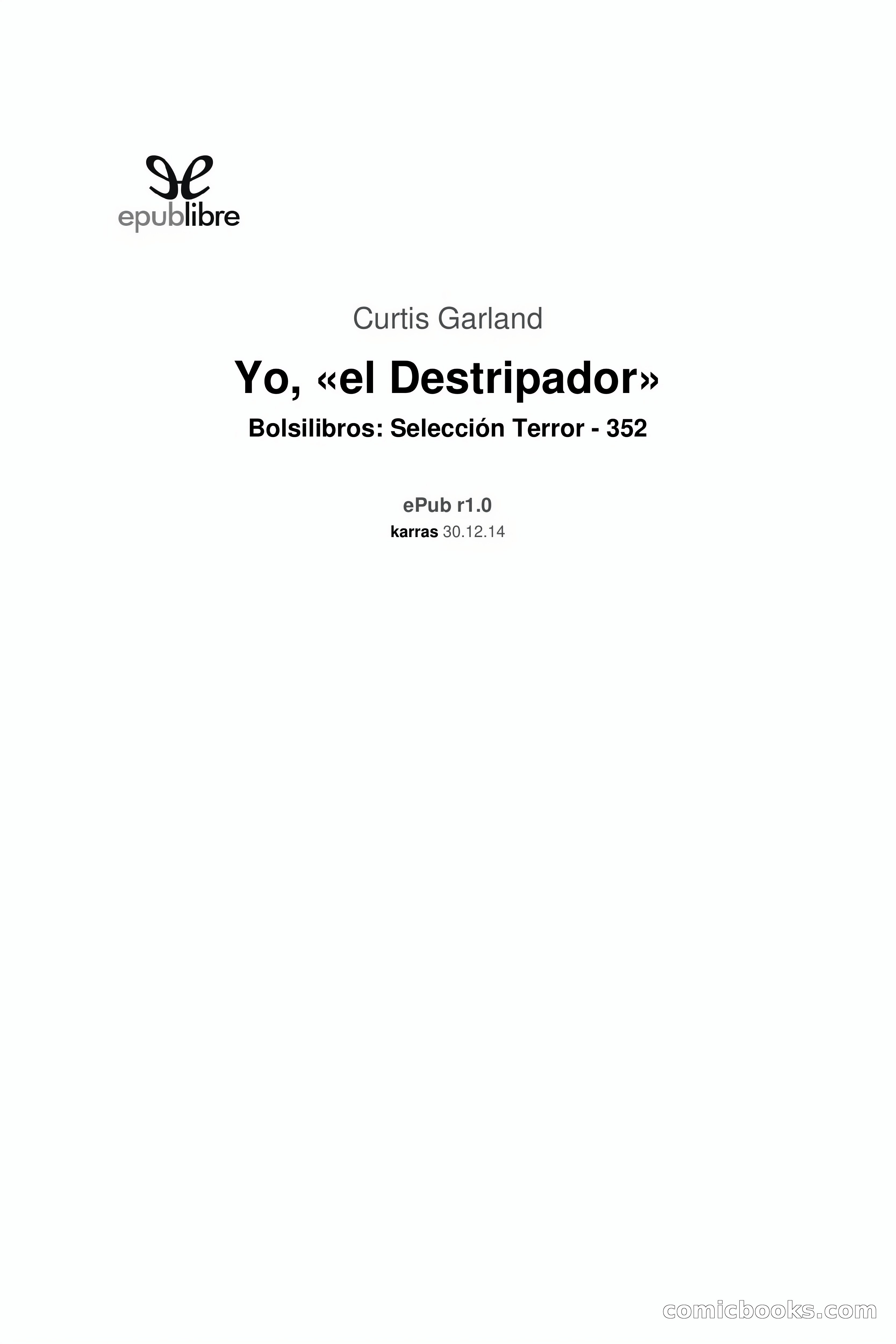 Selección Terror: Yo, «El Destripador» — page 3 of 101