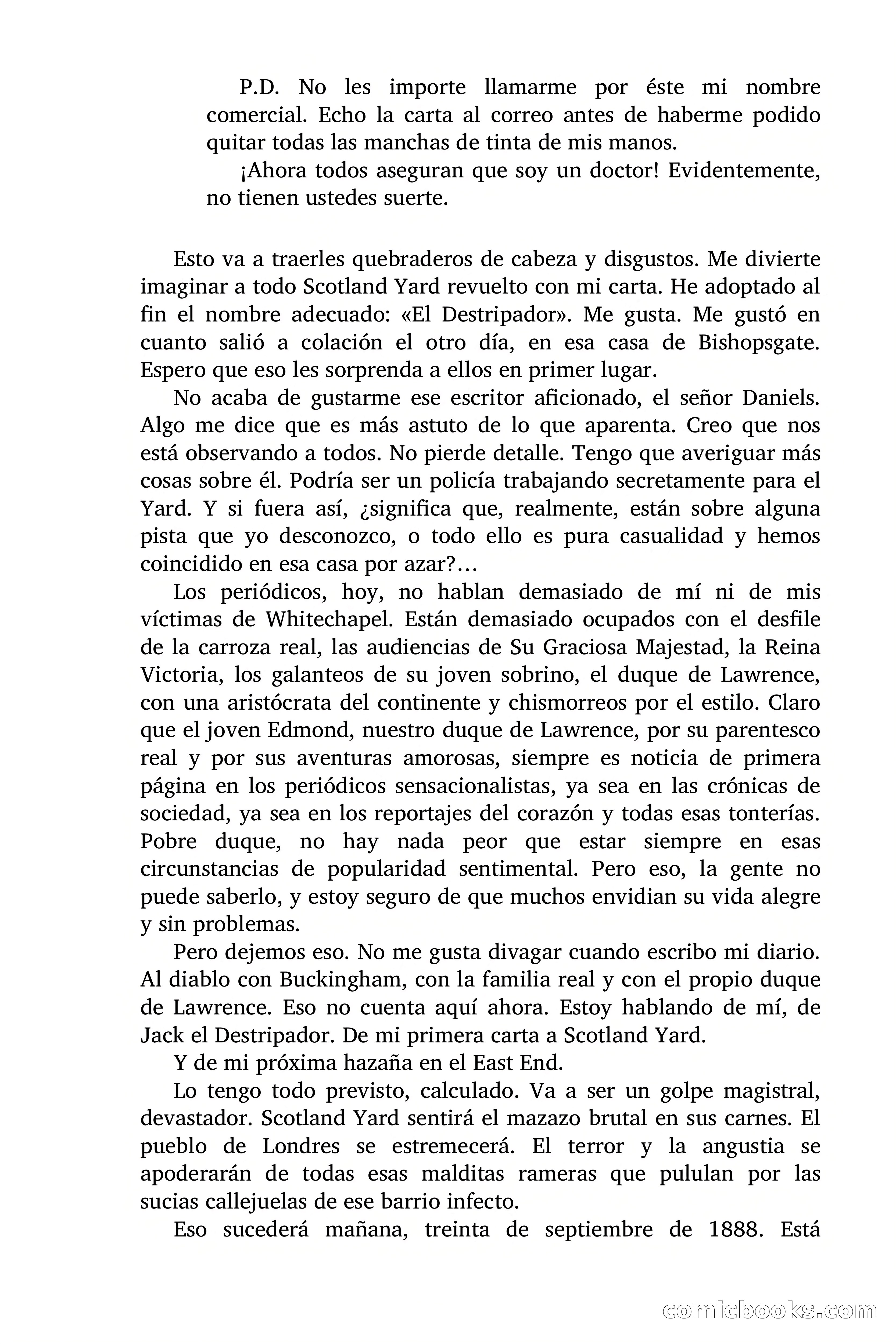 Selección Terror: Yo, «El Destripador» — page 39 of 101
