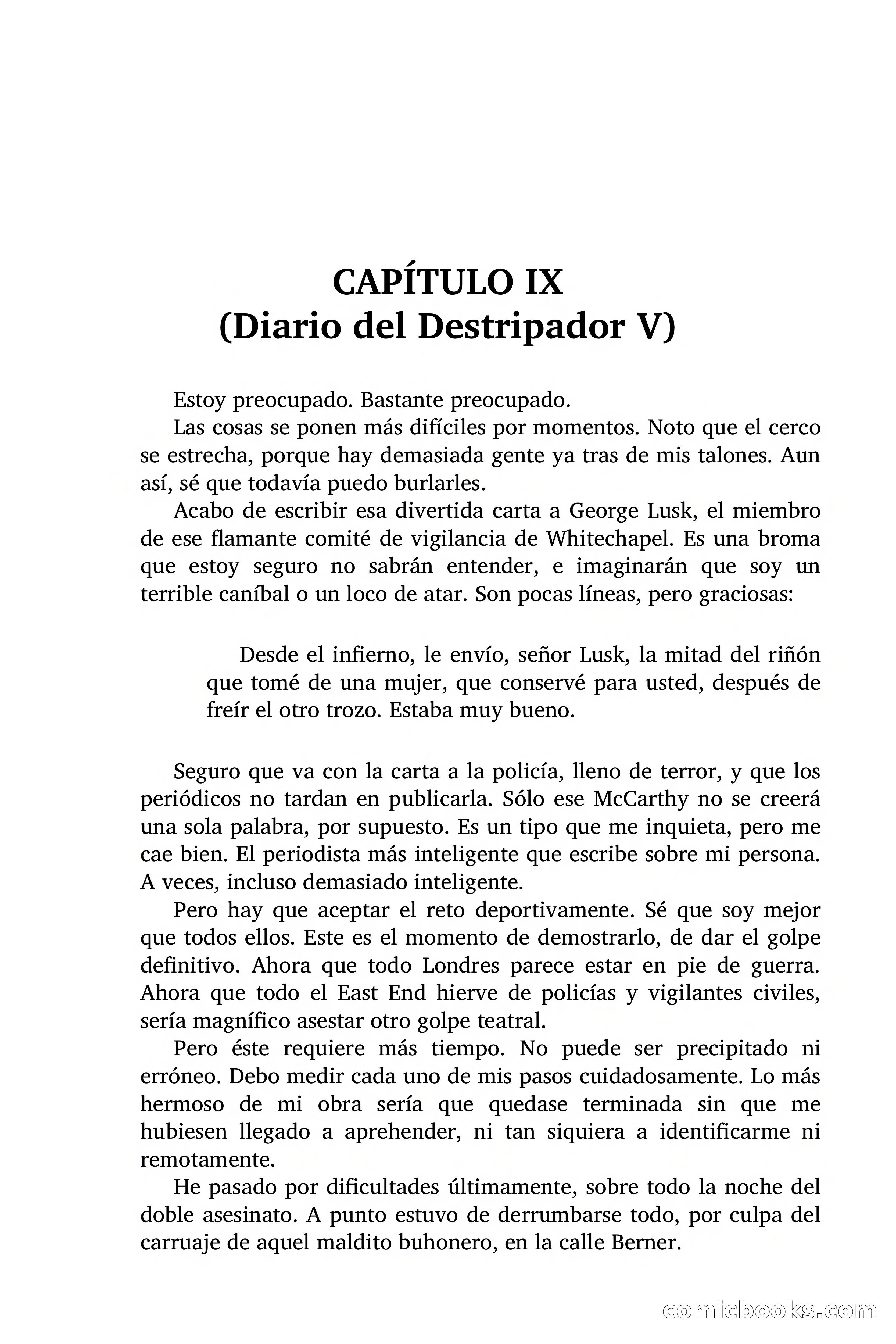 Selección Terror: Yo, «El Destripador» — page 59 of 101