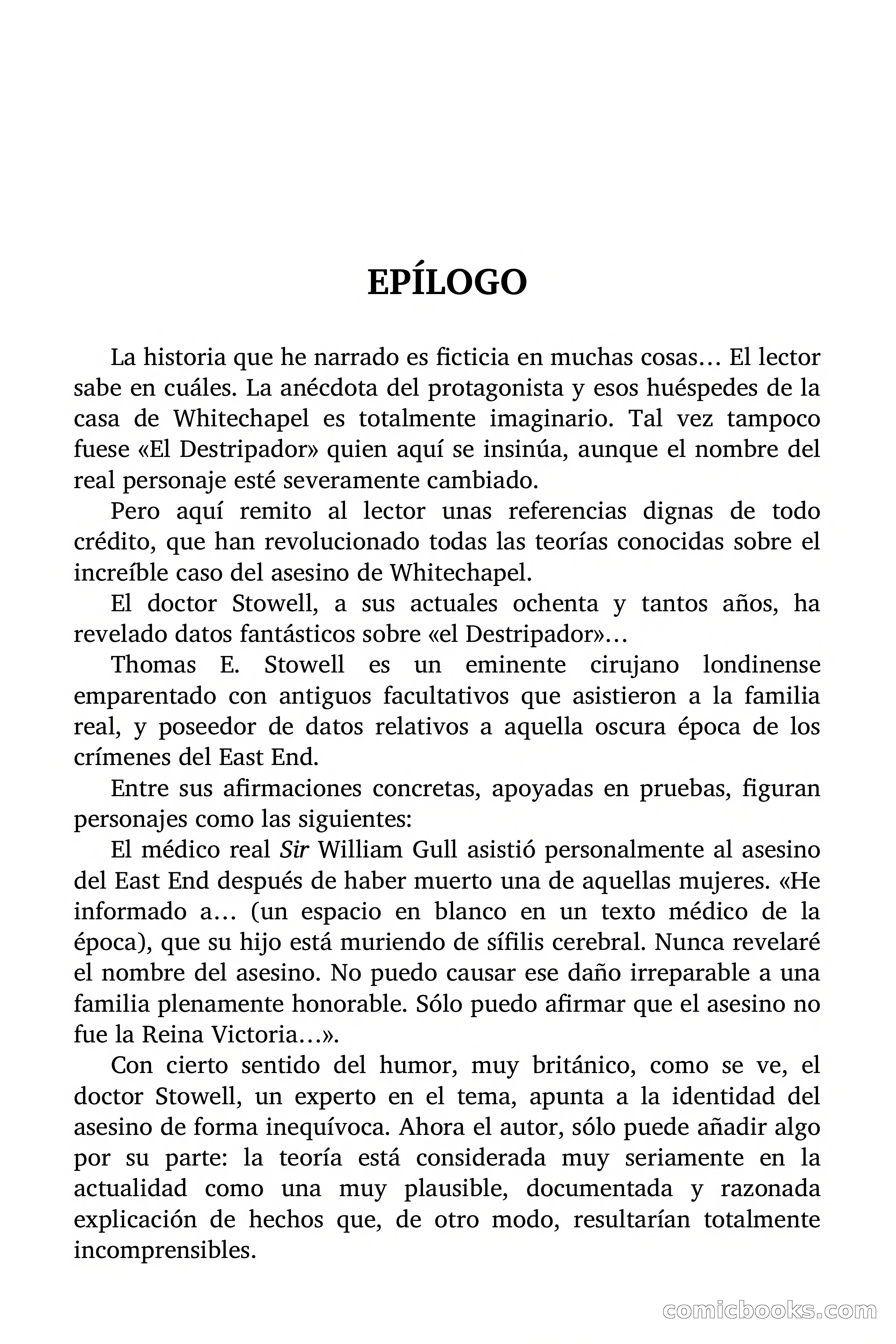 Selección Terror: Yo, «El Destripador» — page 87 of 101