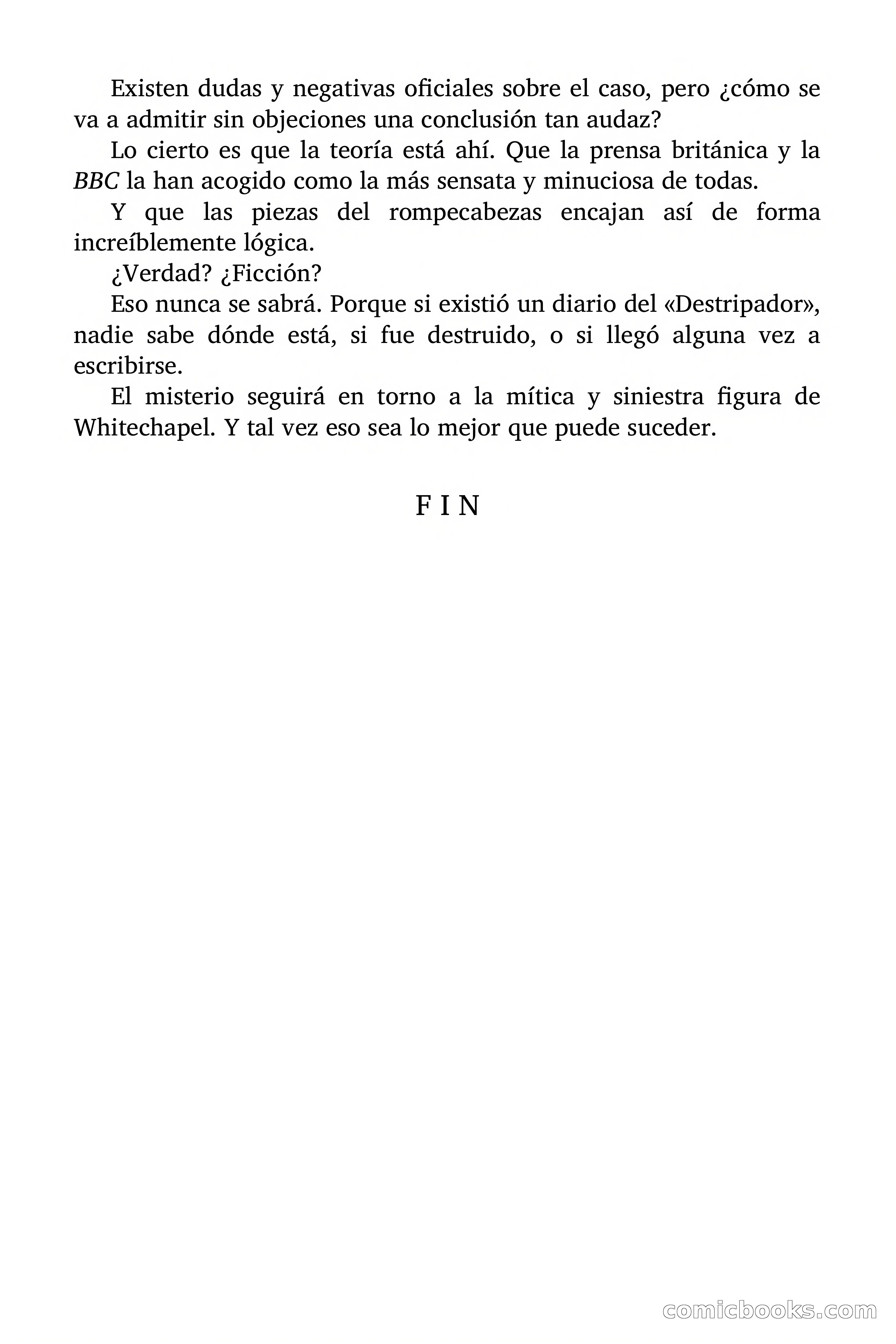 Selección Terror: Yo, «El Destripador» — page 88 of 101