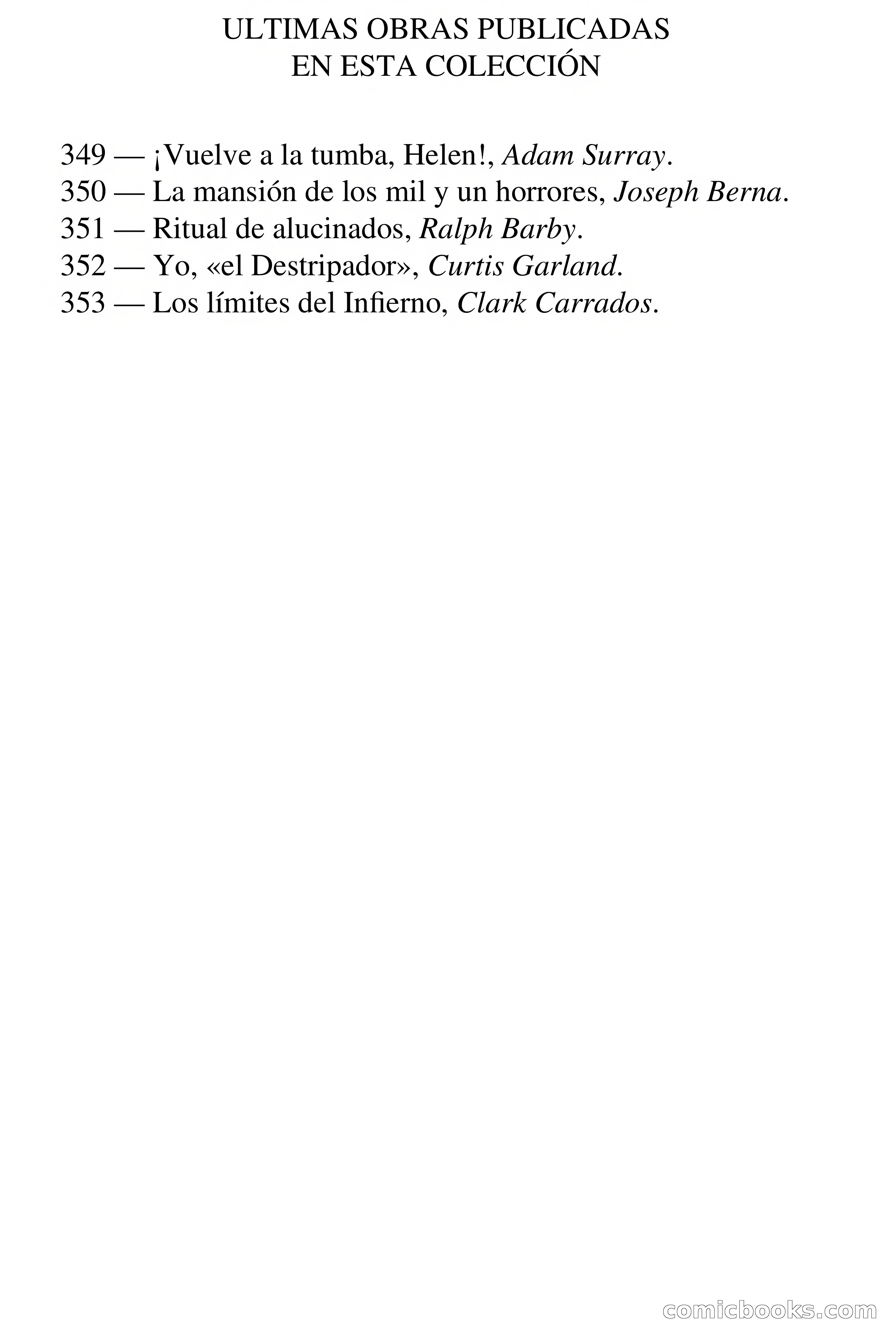 Selección Terror: Miradas de Ultratumba — page 3 of 71
