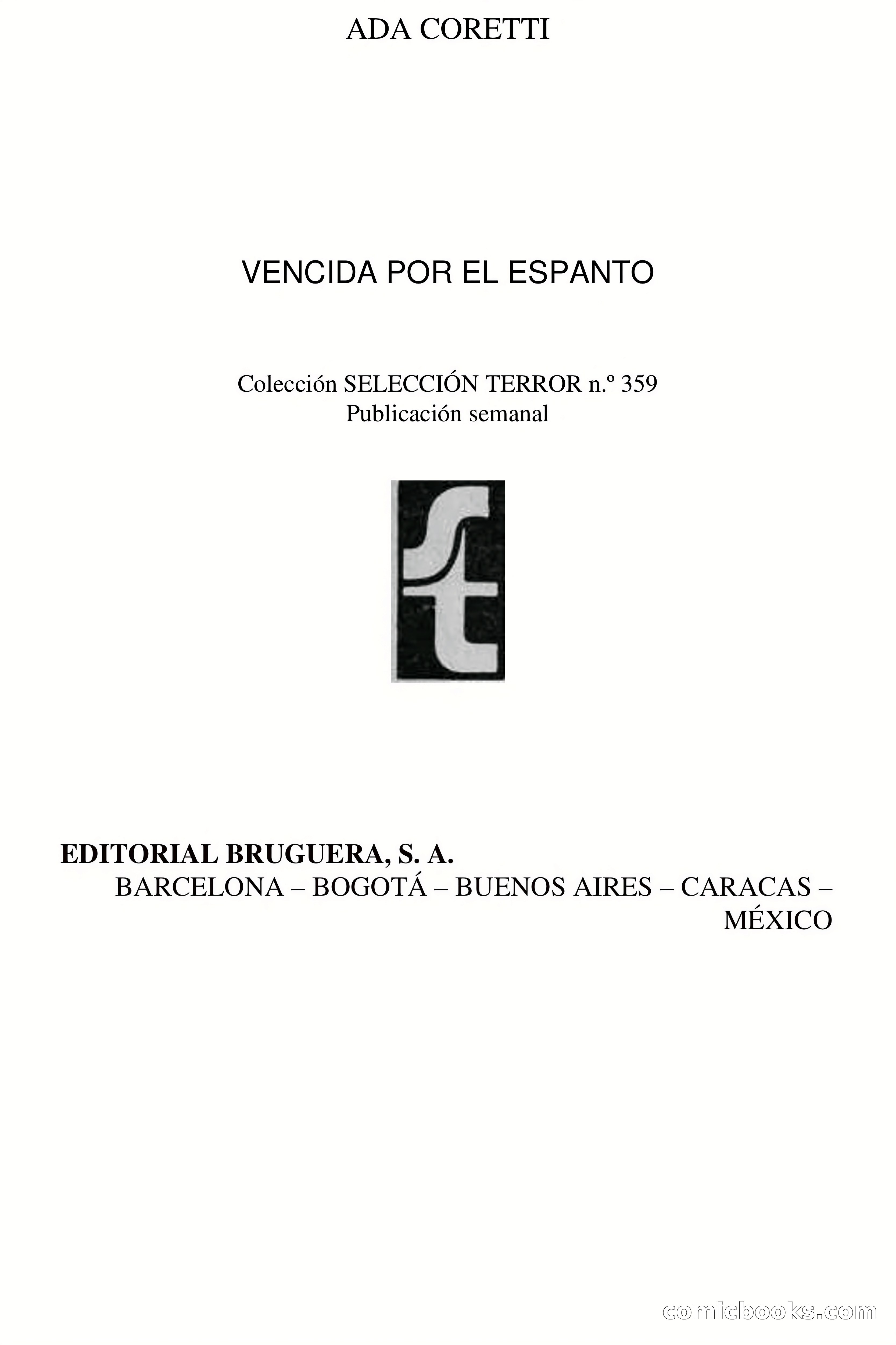 Selección Terror: Ada Coretti — page 4 of 65
