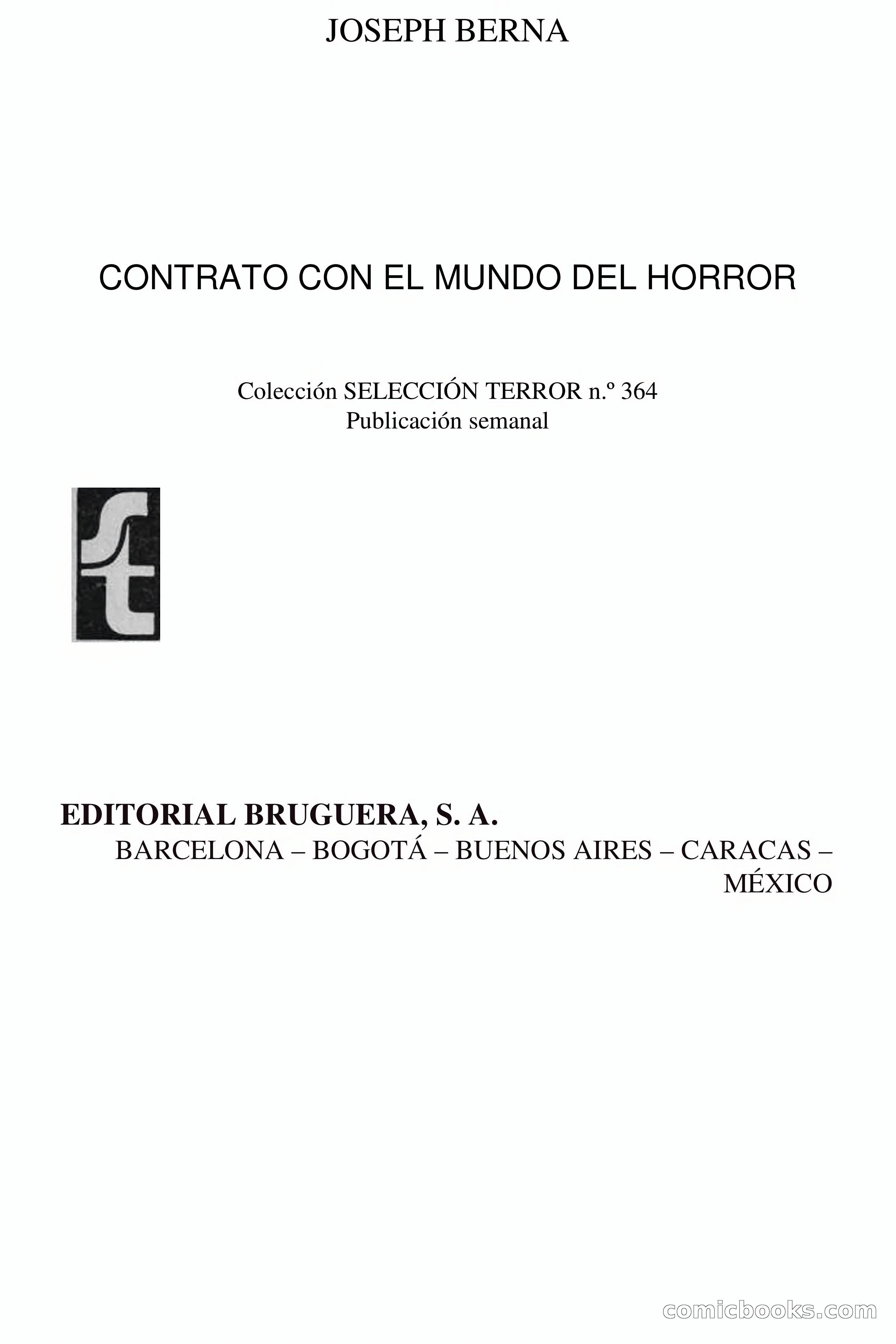 Selección Terror: Contrato con el mundo del horror — page 4 of 66