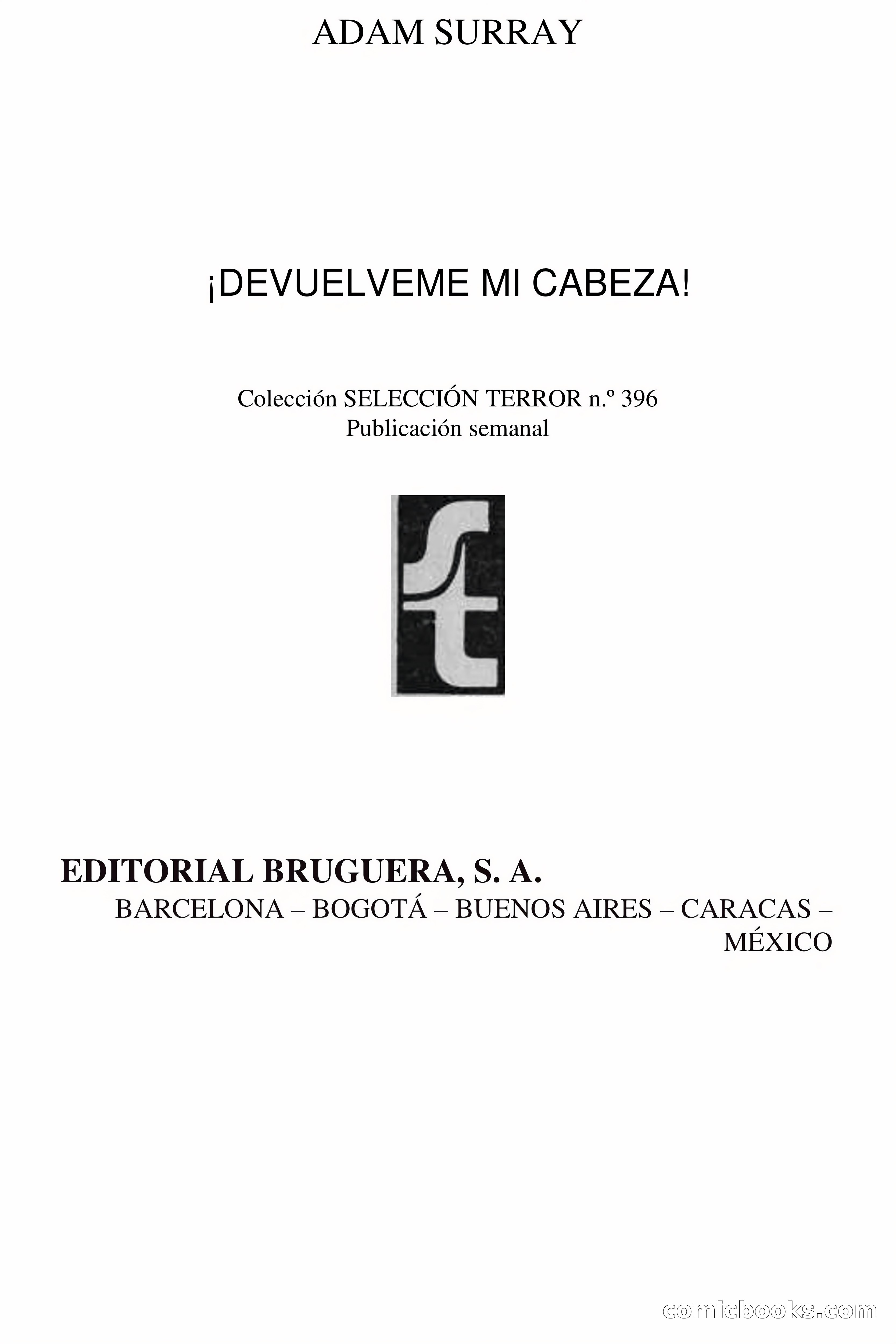 Selección Terror: ¡Devuélveme mi cabeza! — page 4 of 65