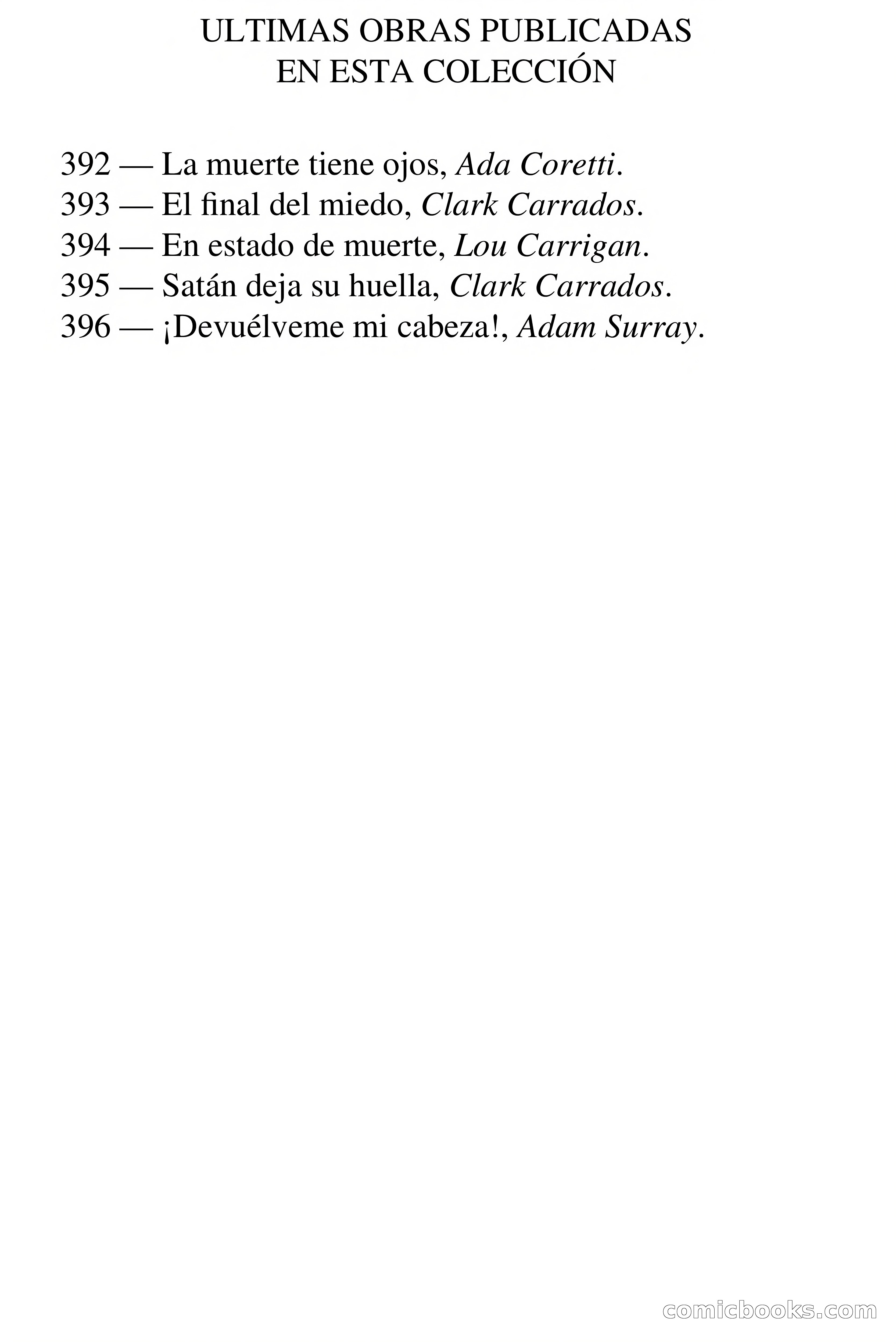 Selección Terror: Regresa a tu sepulcro — page 3 of 70