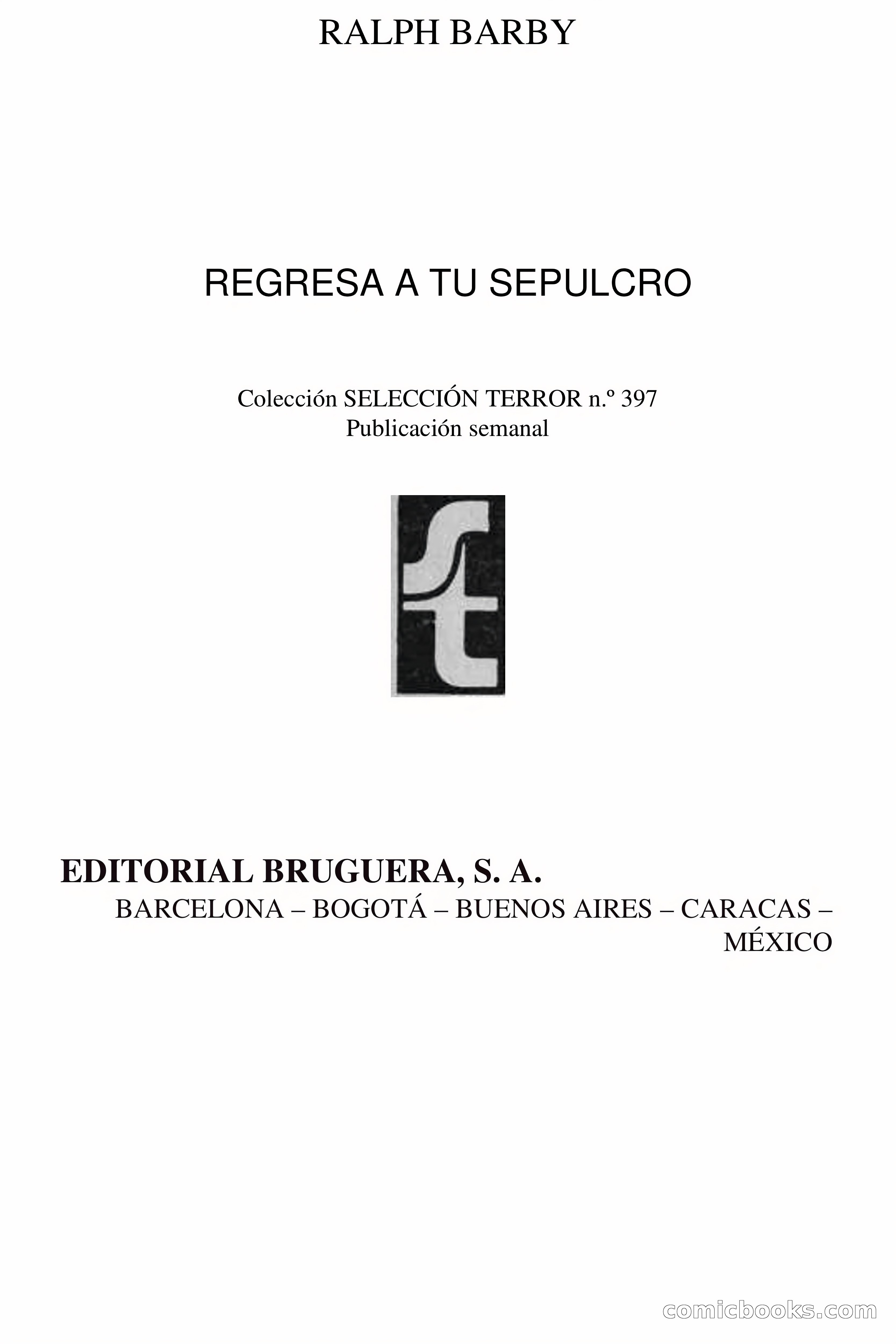 Selección Terror: Regresa a tu sepulcro — page 4 of 70