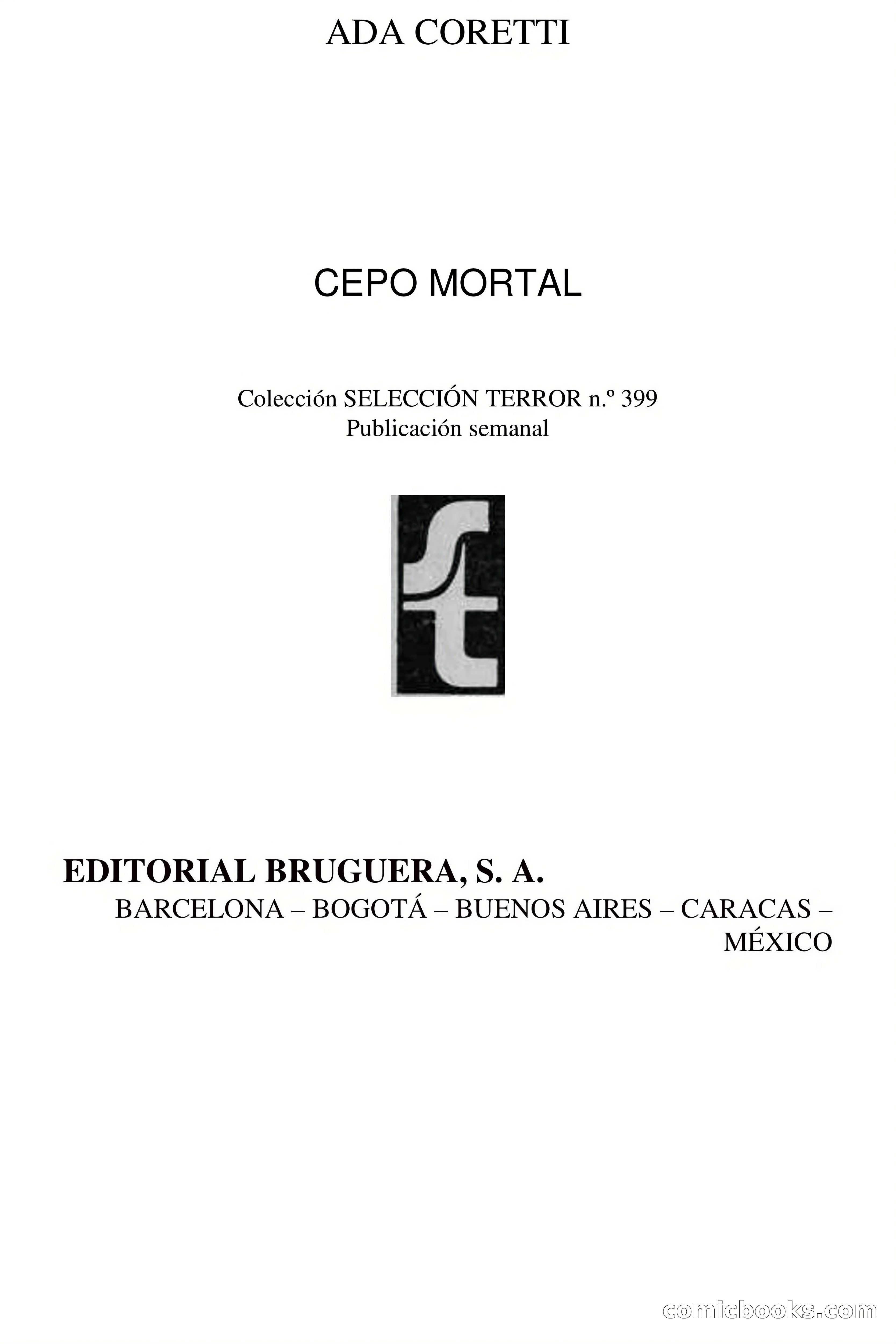 Selección Terror: Cepo Mortal — page 4 of 65