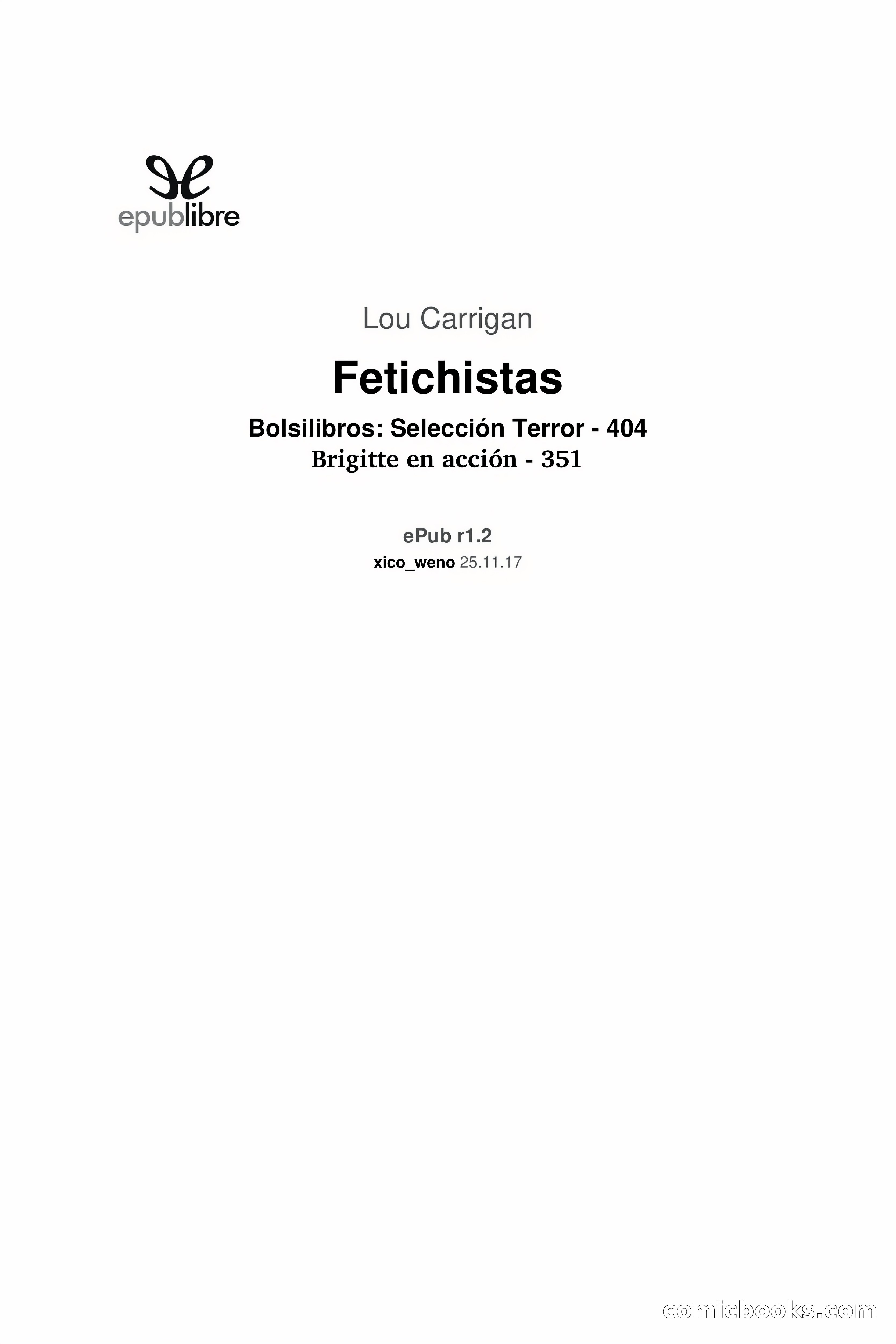 Selección Terror: Fetichistas — page 3 of 89