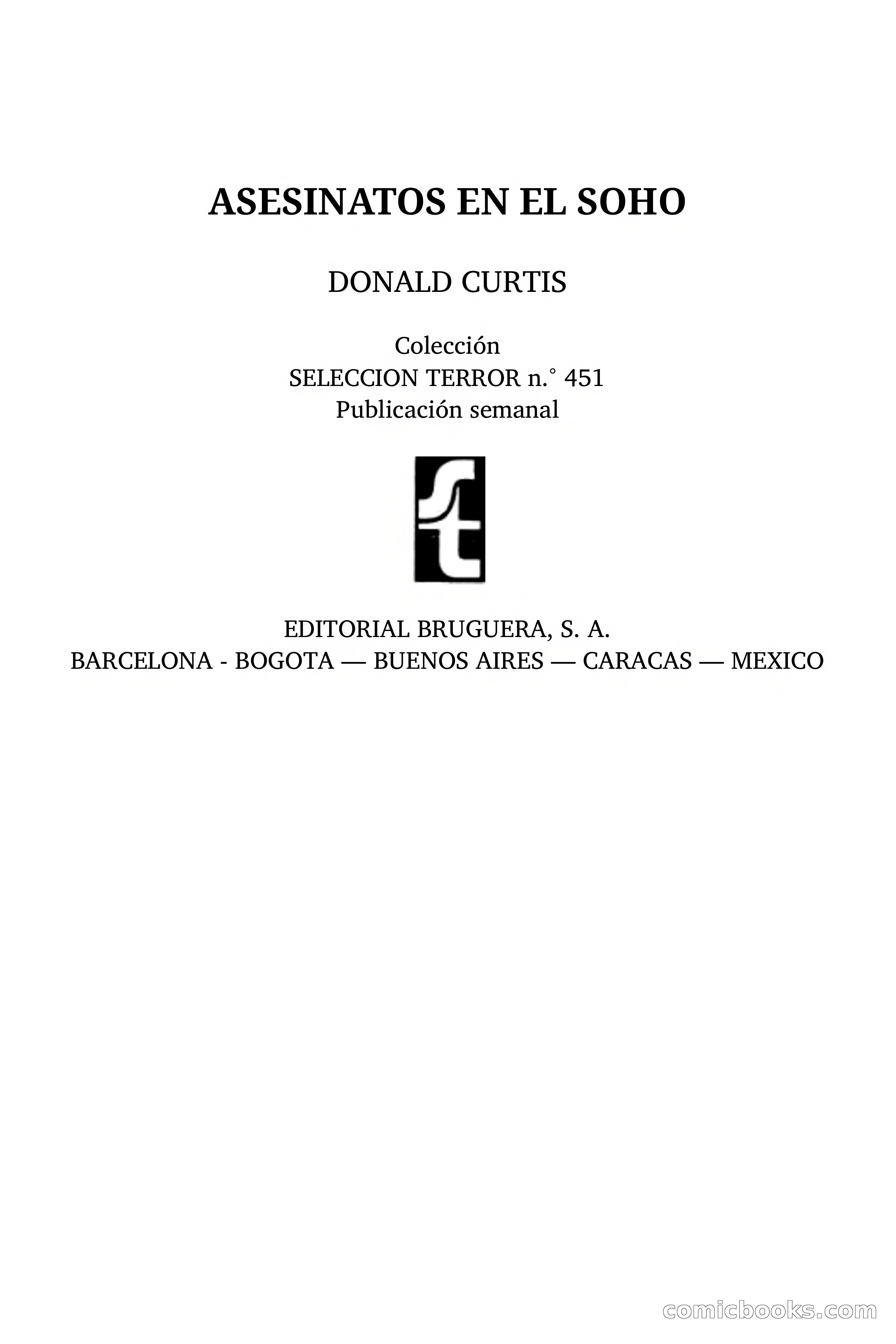 Selección Terror: Asesinatos en el Soho — page 2 of 76