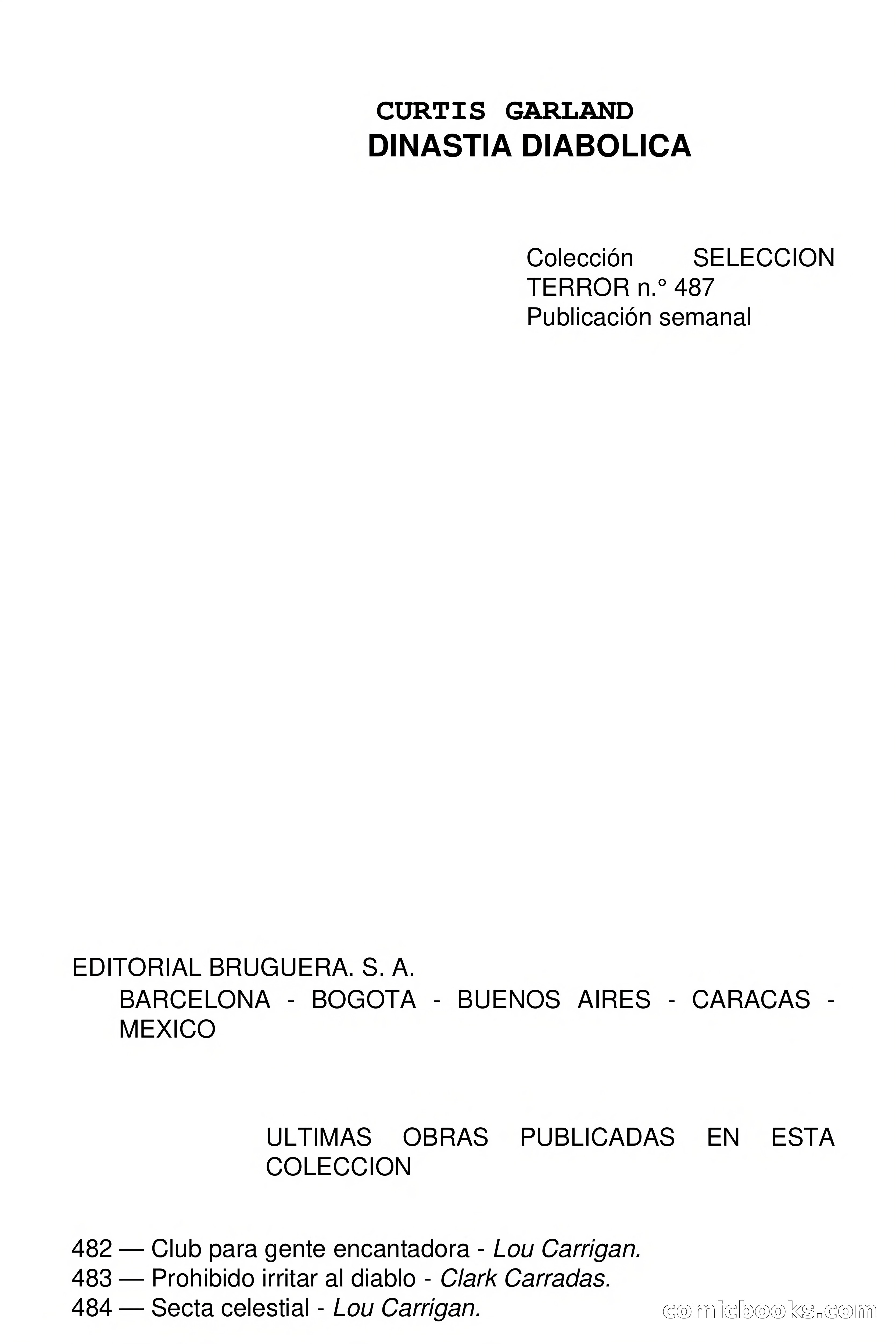 Selección Terror: Dinastía Diabólica — page 3 of 121