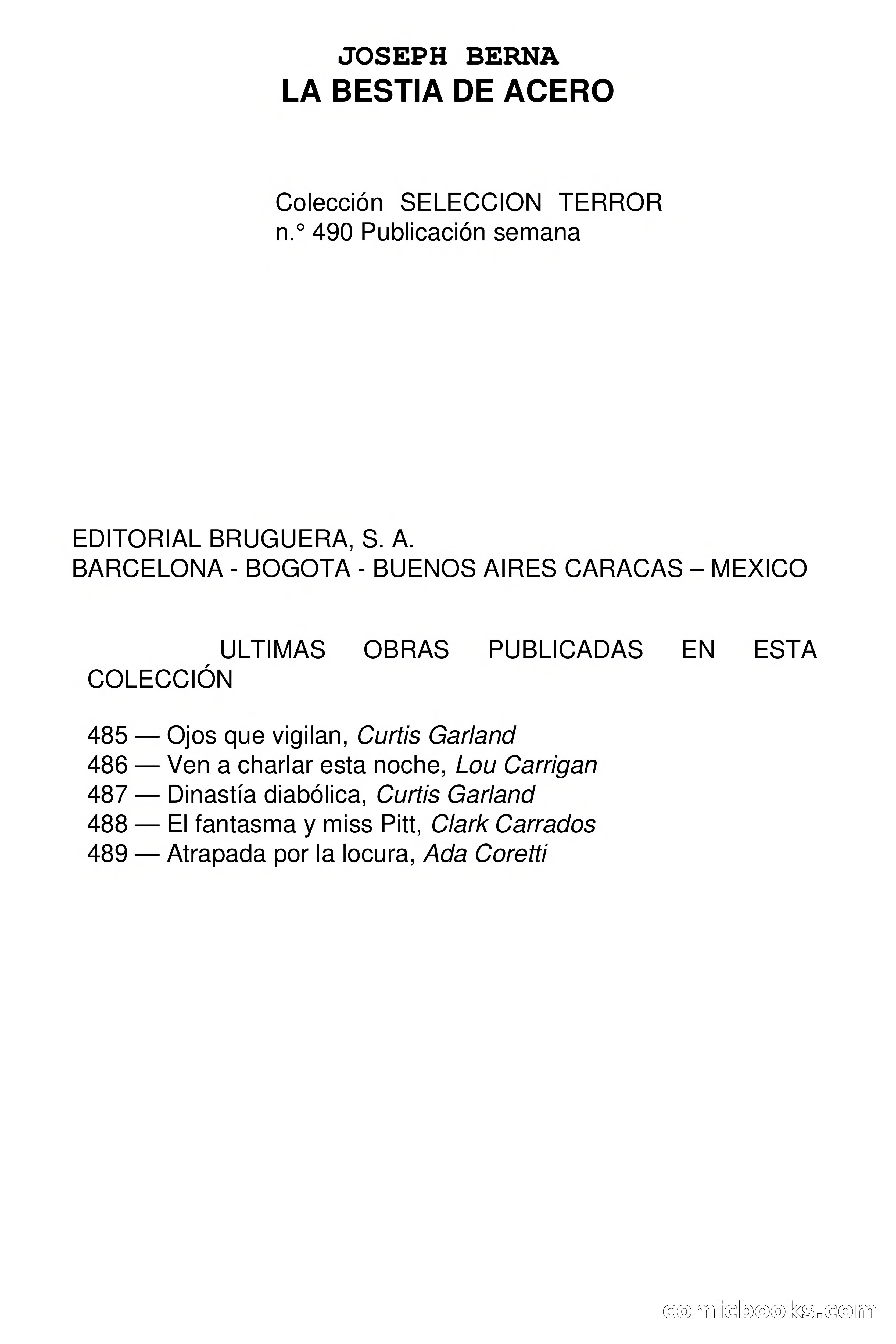 Selección Terror: La bestia de acero — page 3 of 64