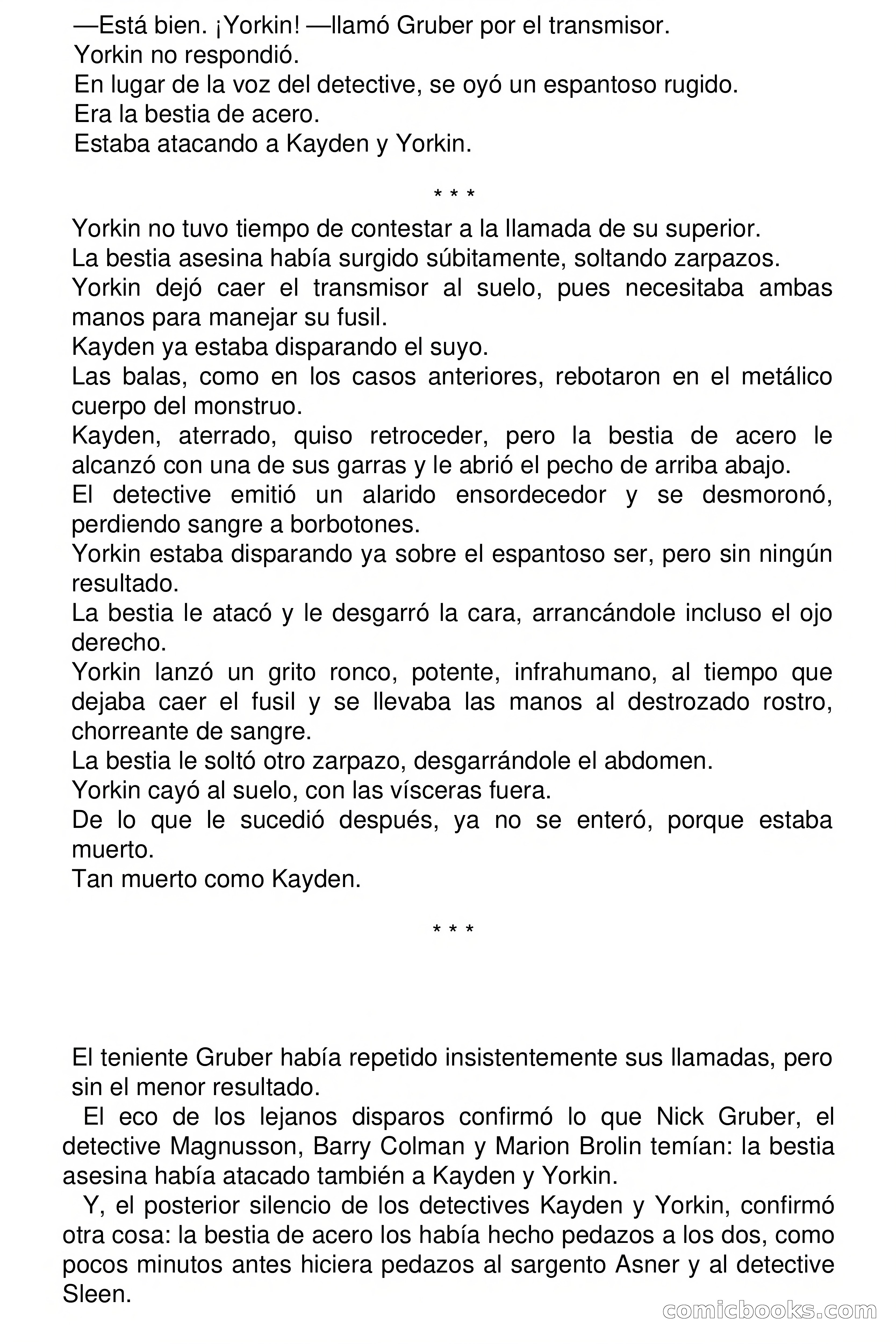Selección Terror: La bestia de acero — page 58 of 64