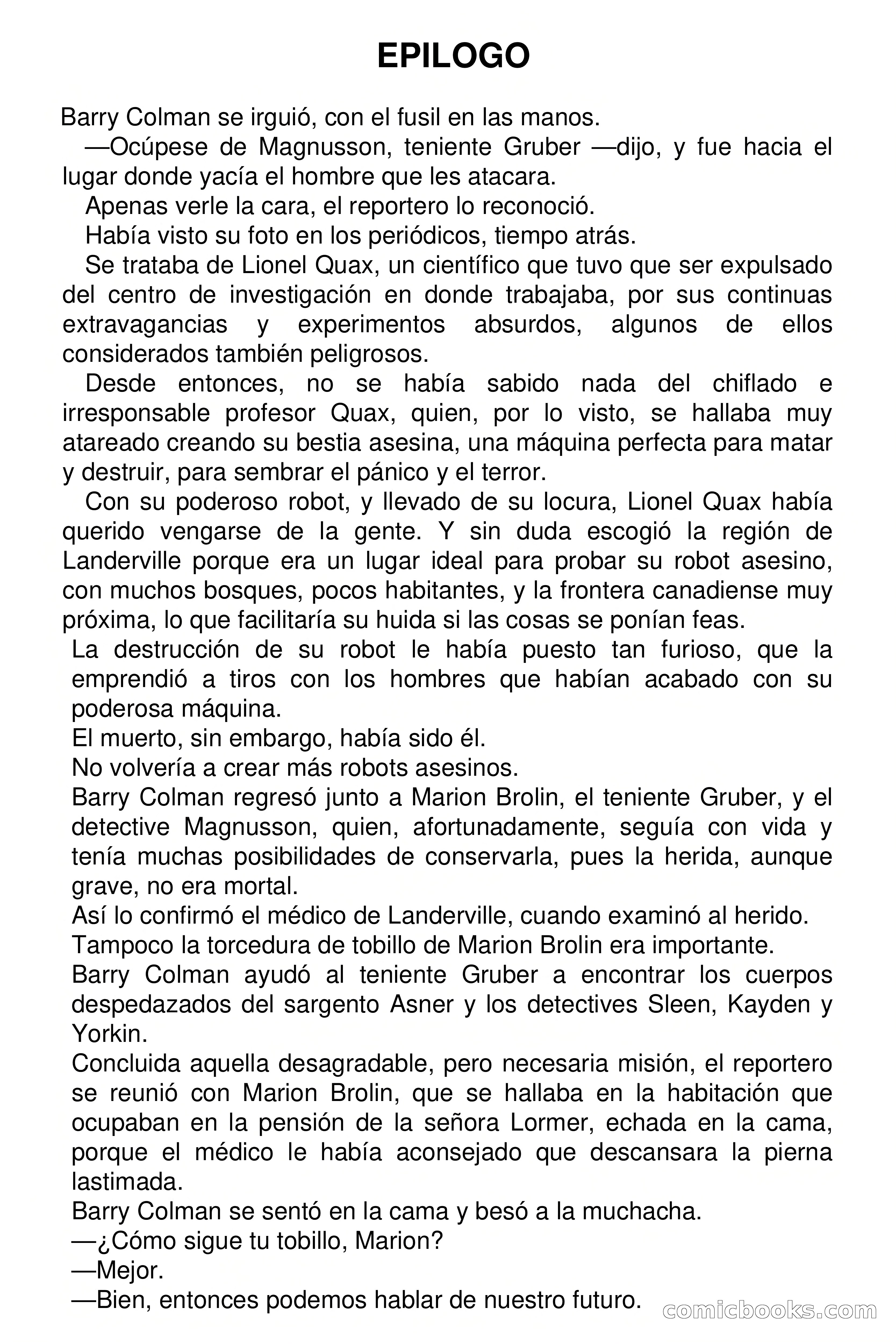 Selección Terror: La bestia de acero — page 62 of 64