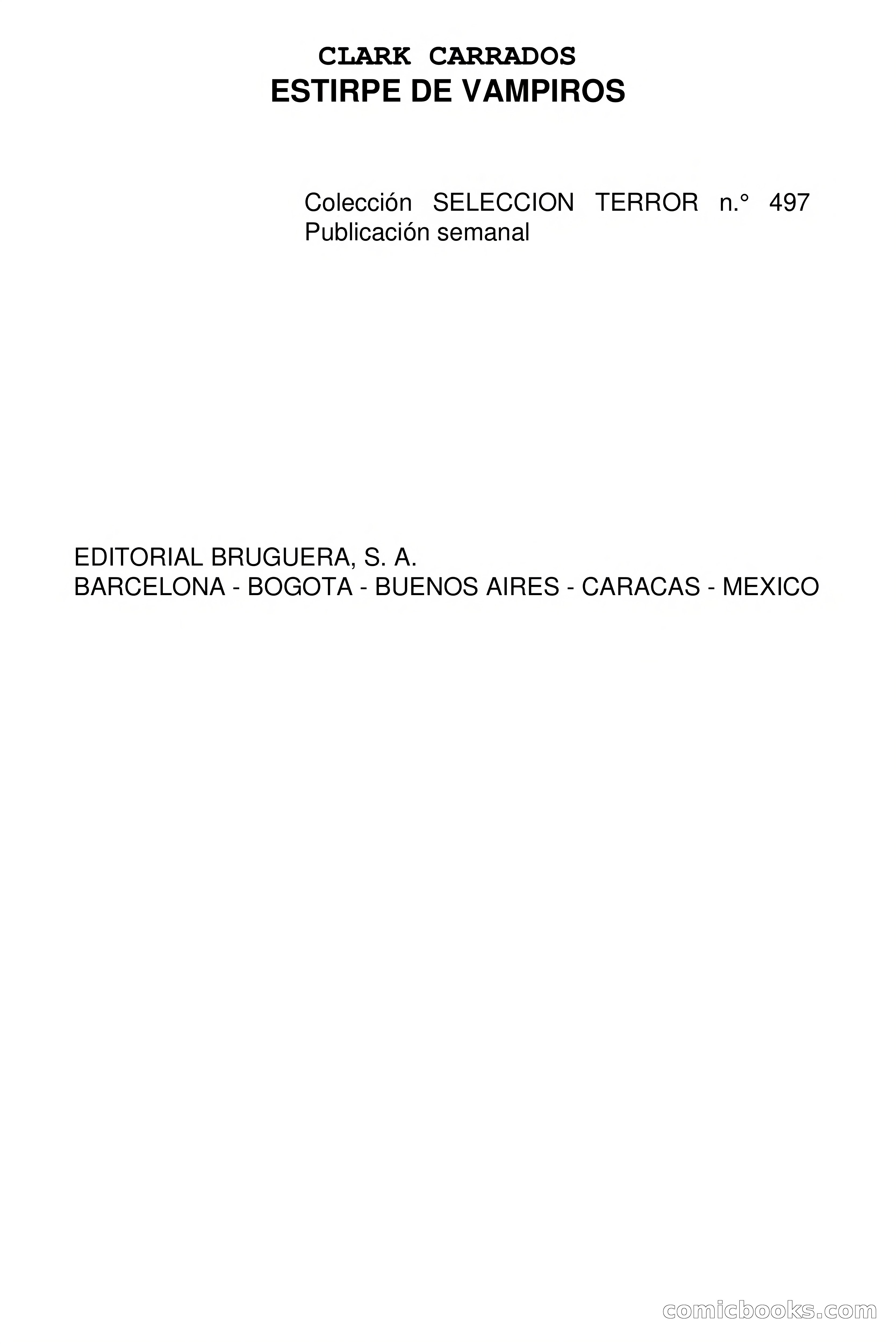 Selección Terror: Estirpe de Vampiros — page 3 of 79