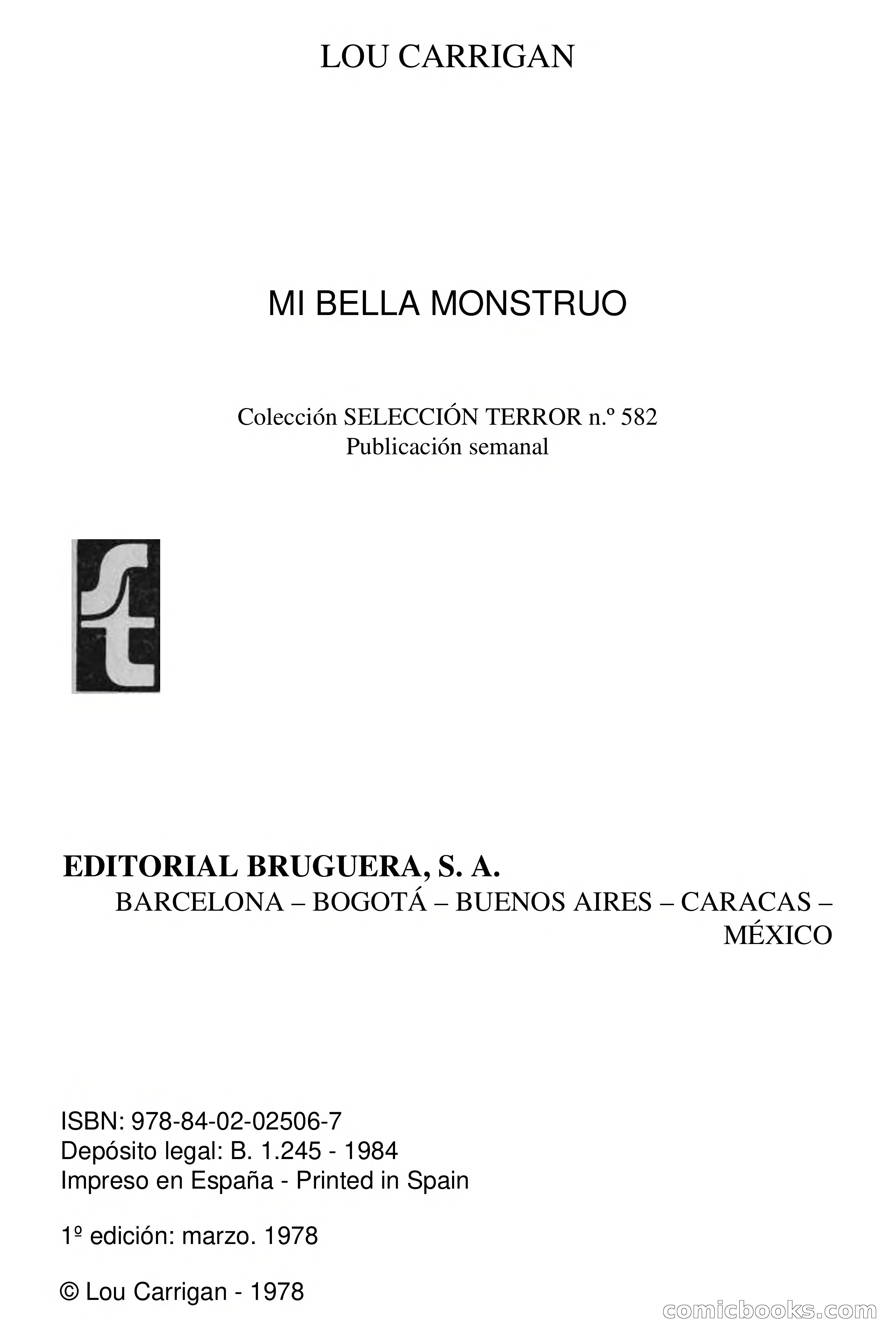 Selección Terror: Mi Bella Monstruo — page 3 of 72