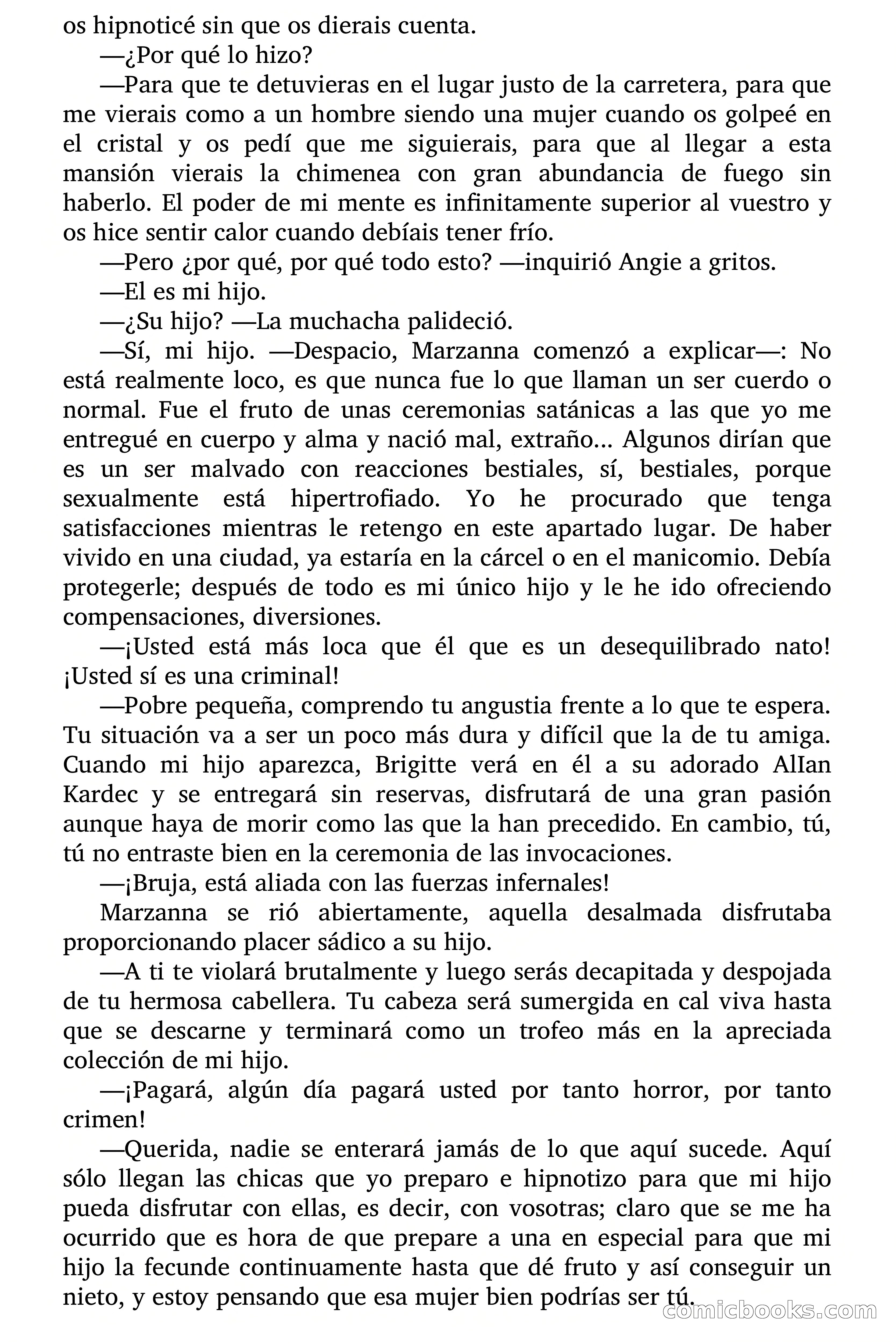 Selección Terror: El fuego y las mariposas — page 68 of 72