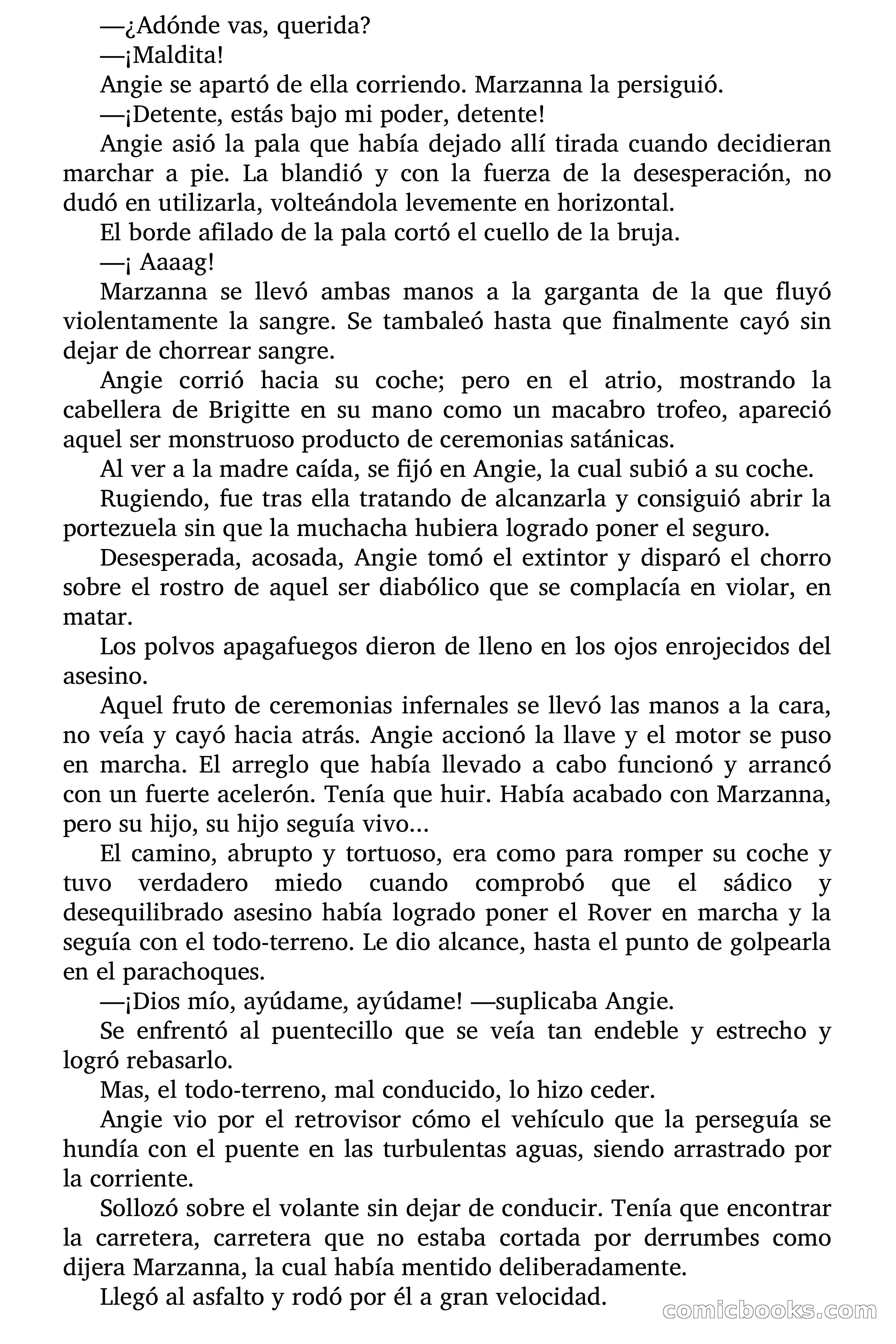 Selección Terror: El fuego y las mariposas — page 70 of 72