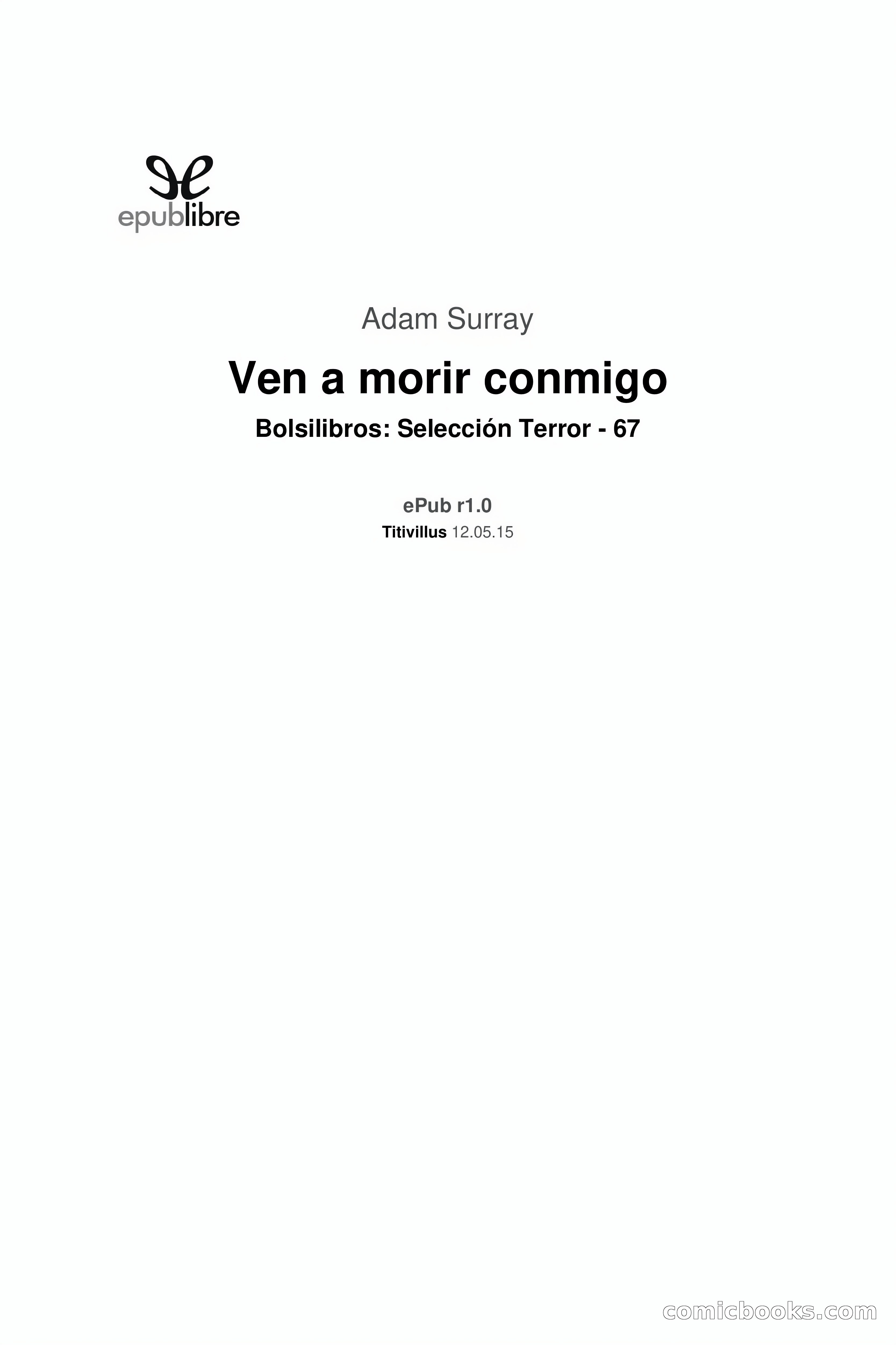 Selección Terror: Ven a morir conmigo — page 3 of 92