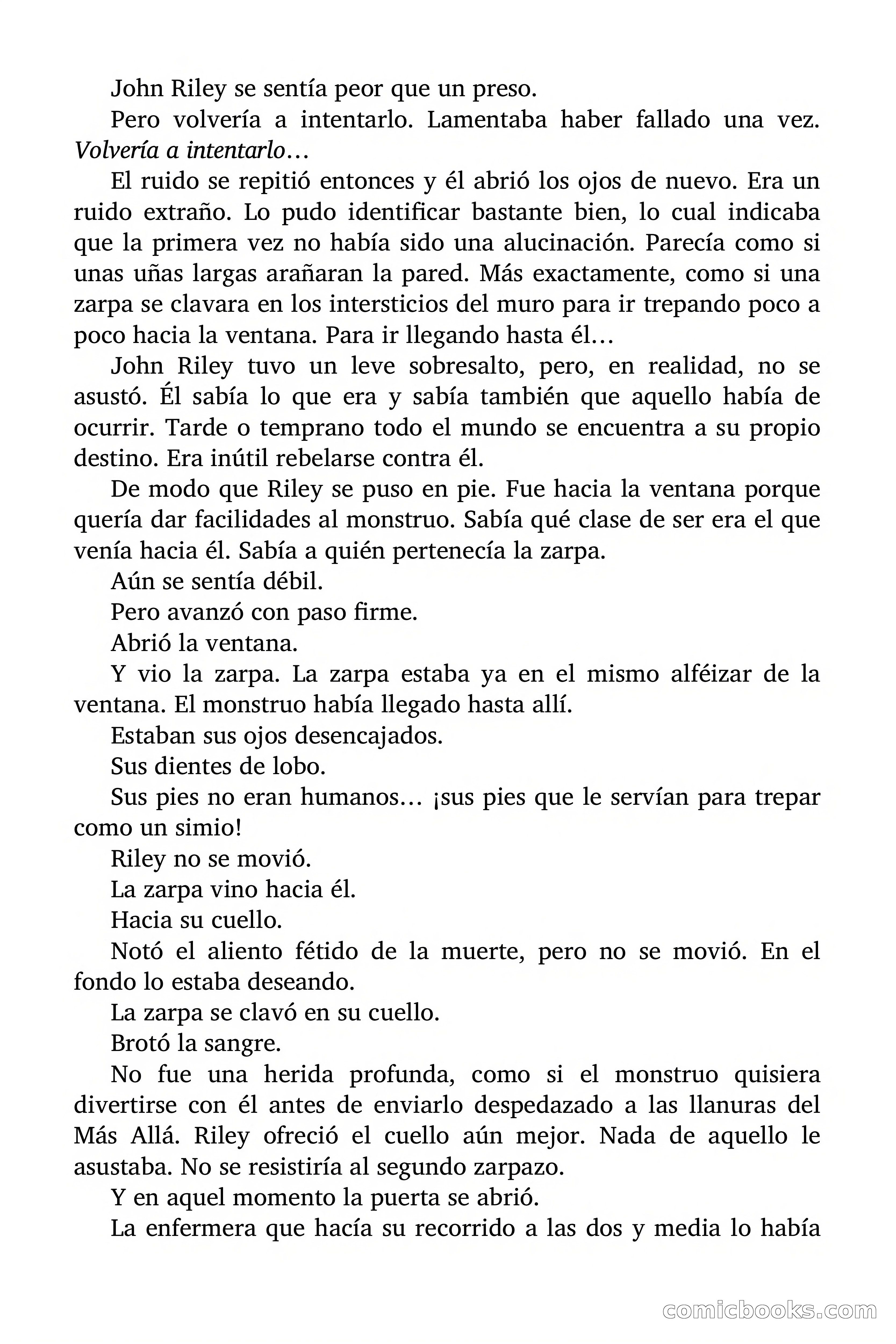 Selección Terror: Una zarpa en la ventana — page 7 of 82