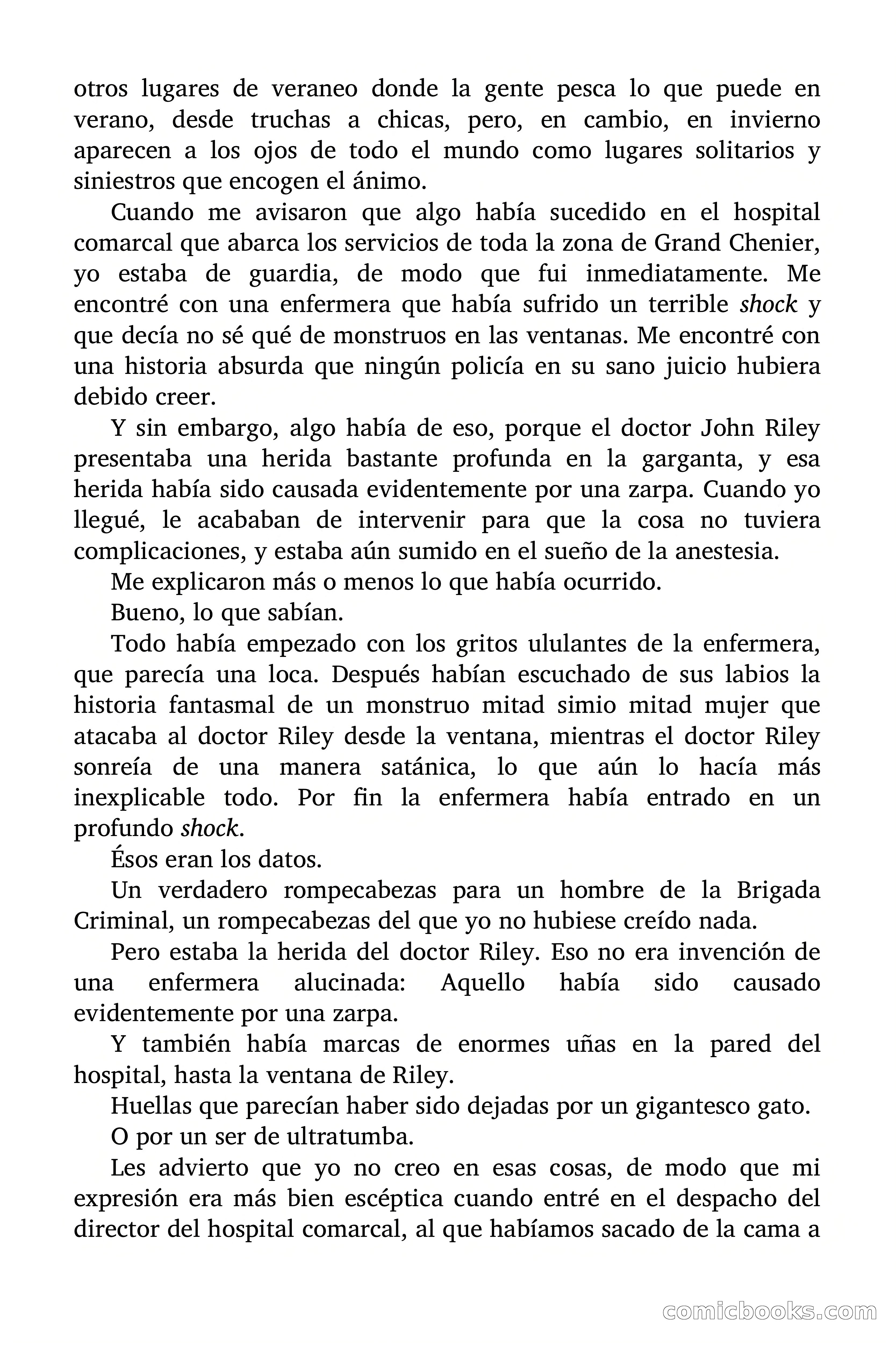 Selección Terror: Una zarpa en la ventana — page 10 of 82