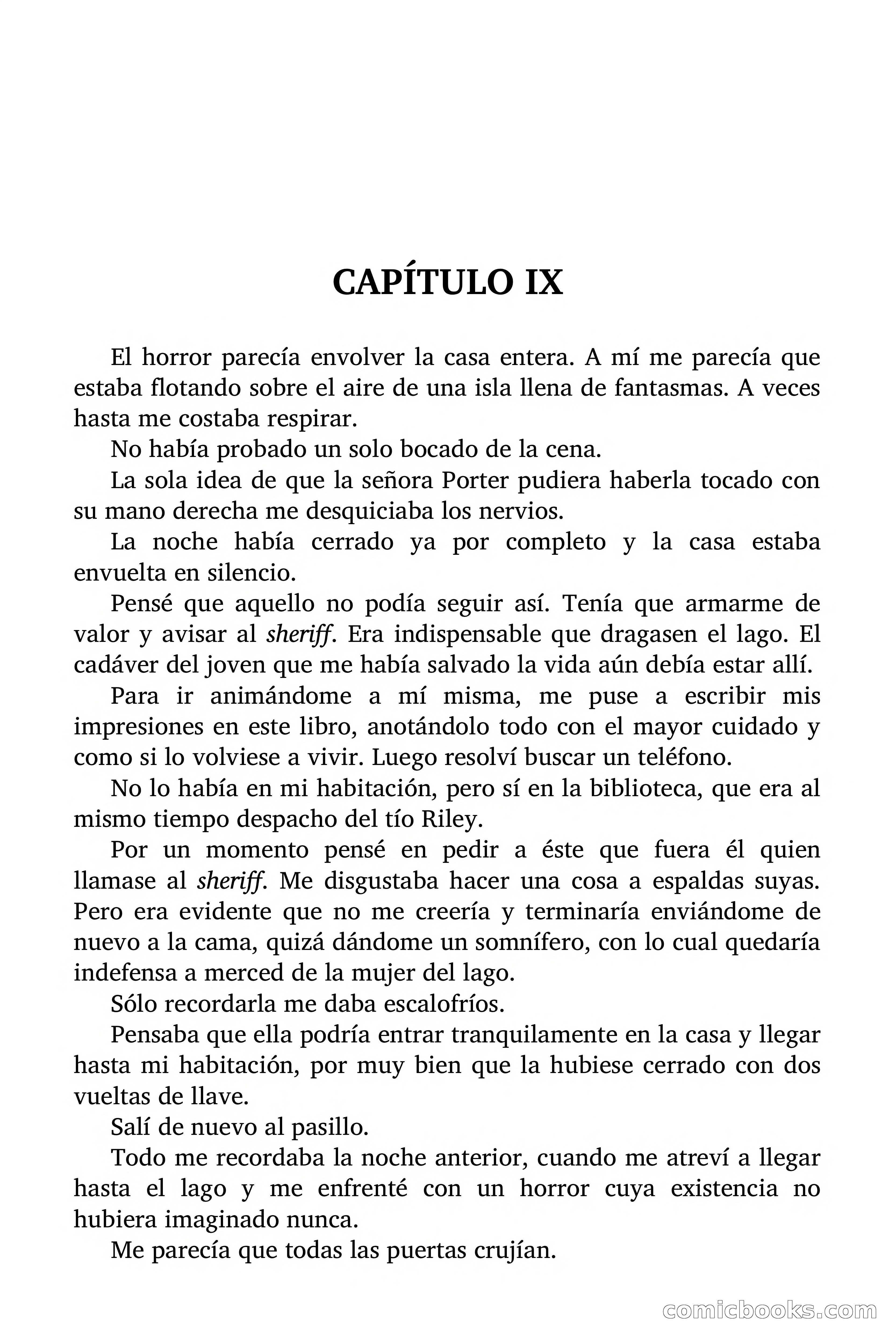 Selección Terror: Una zarpa en la ventana — page 43 of 82