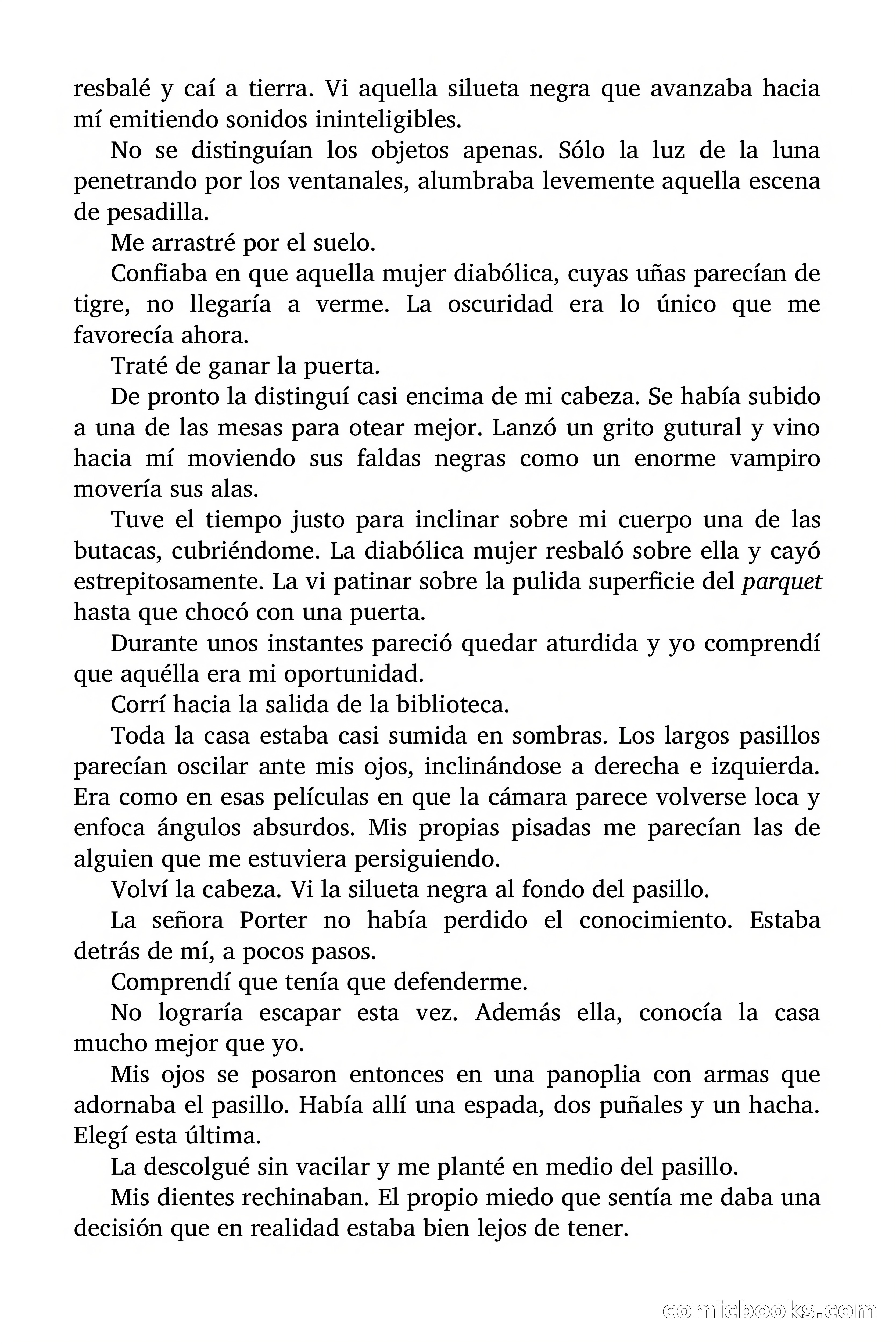 Selección Terror: Una zarpa en la ventana — page 46 of 82