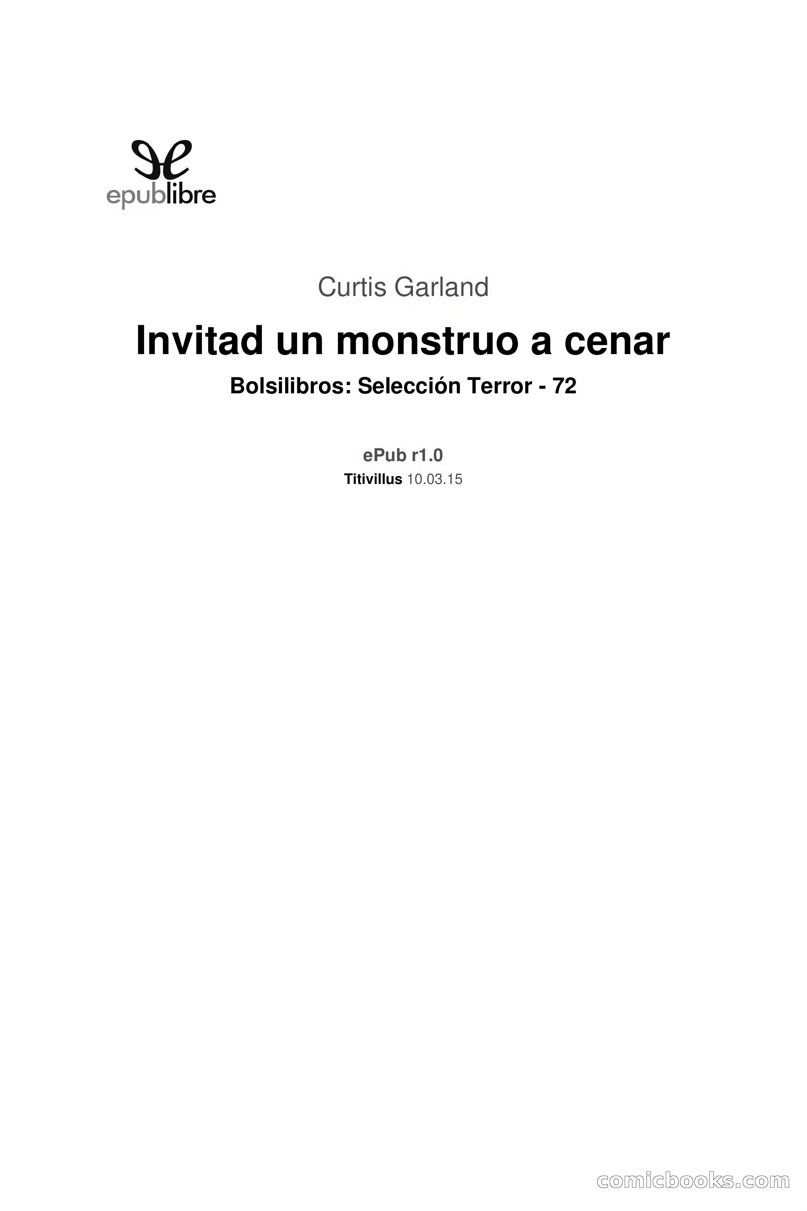 Selección Terror: Invitad un monstruo a cenar — page 3 of 95