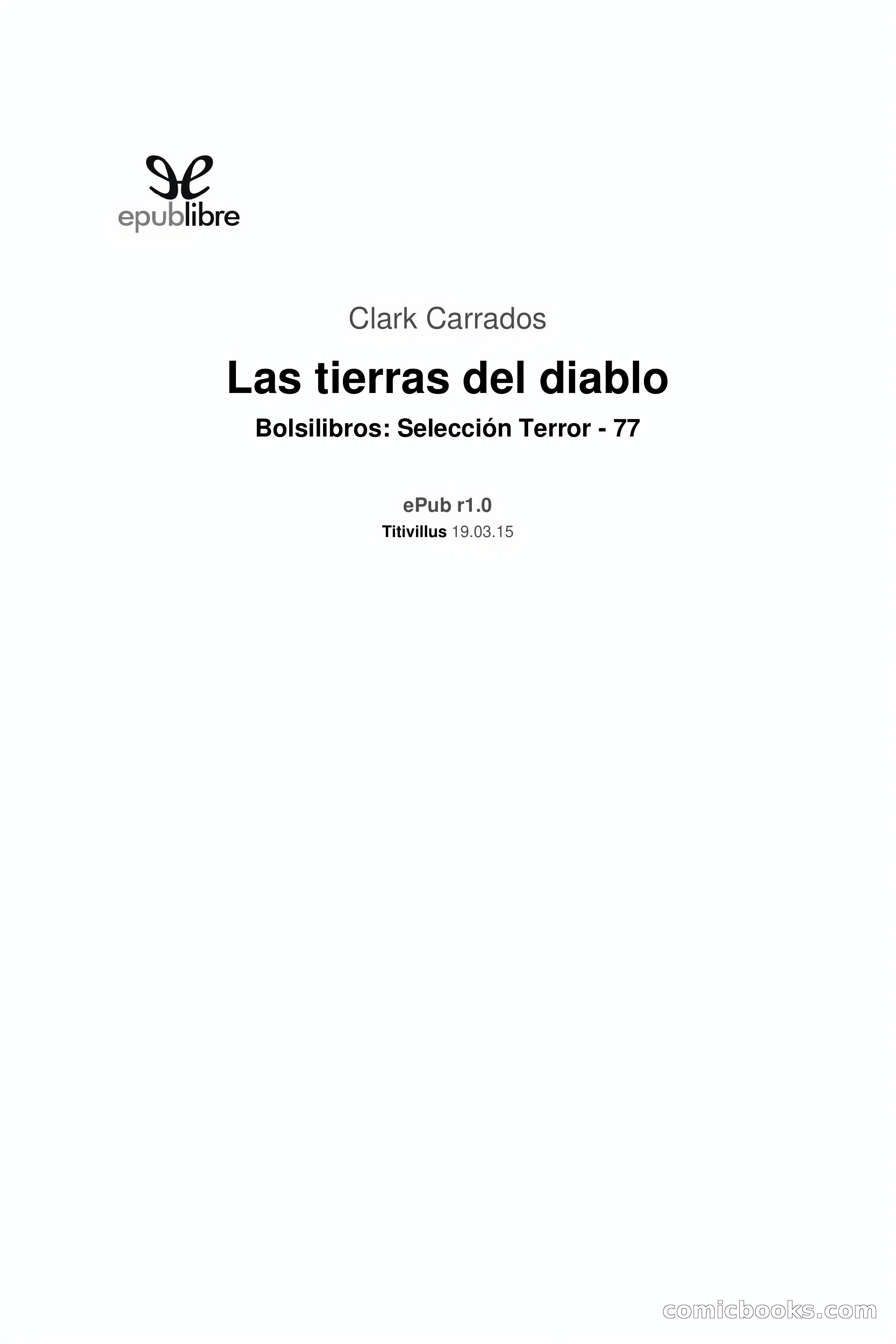 Selección Terror: Las tierras del diablo — page 3 of 101