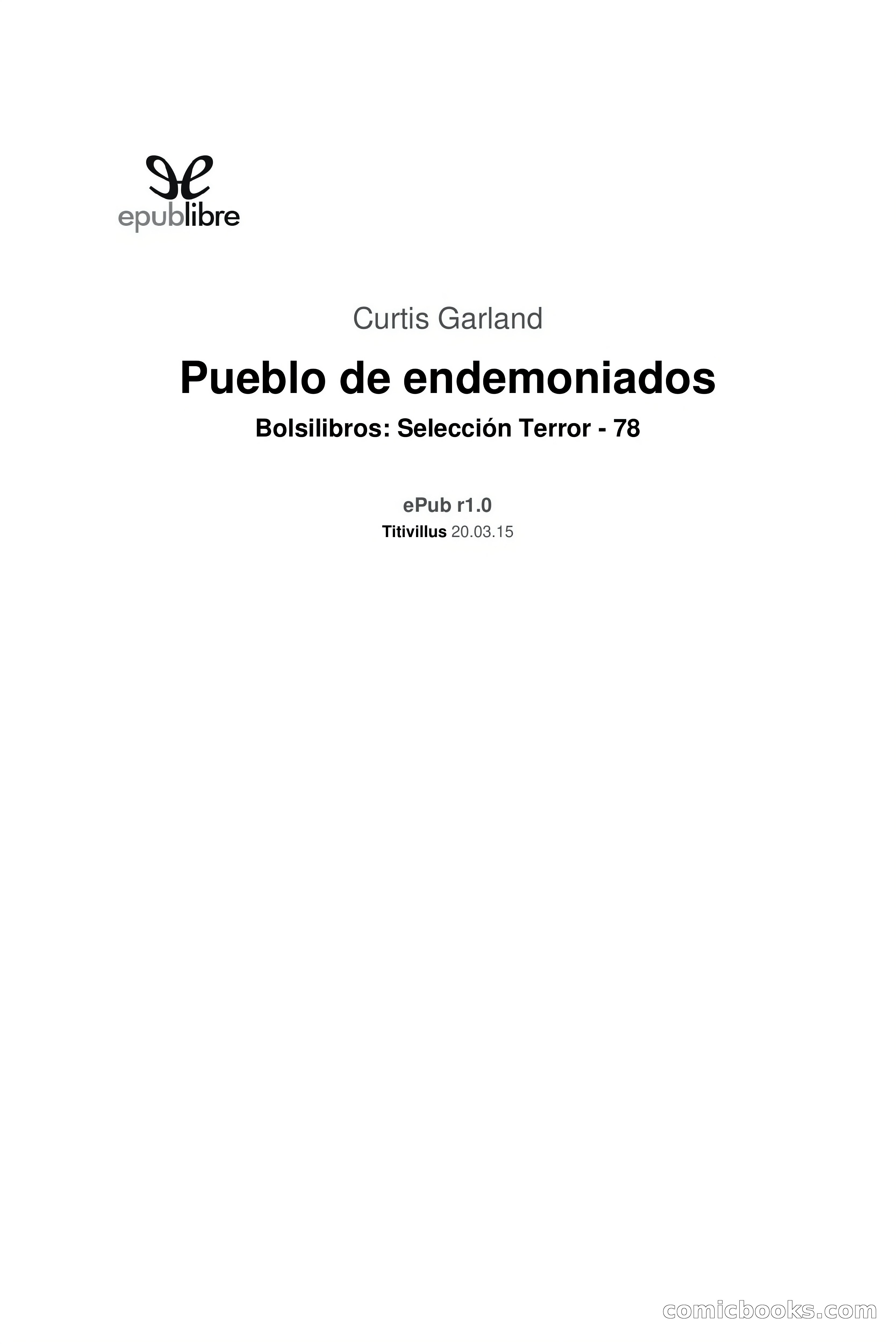 Selección Terror: Pueblo de endemoniados — page 3 of 93