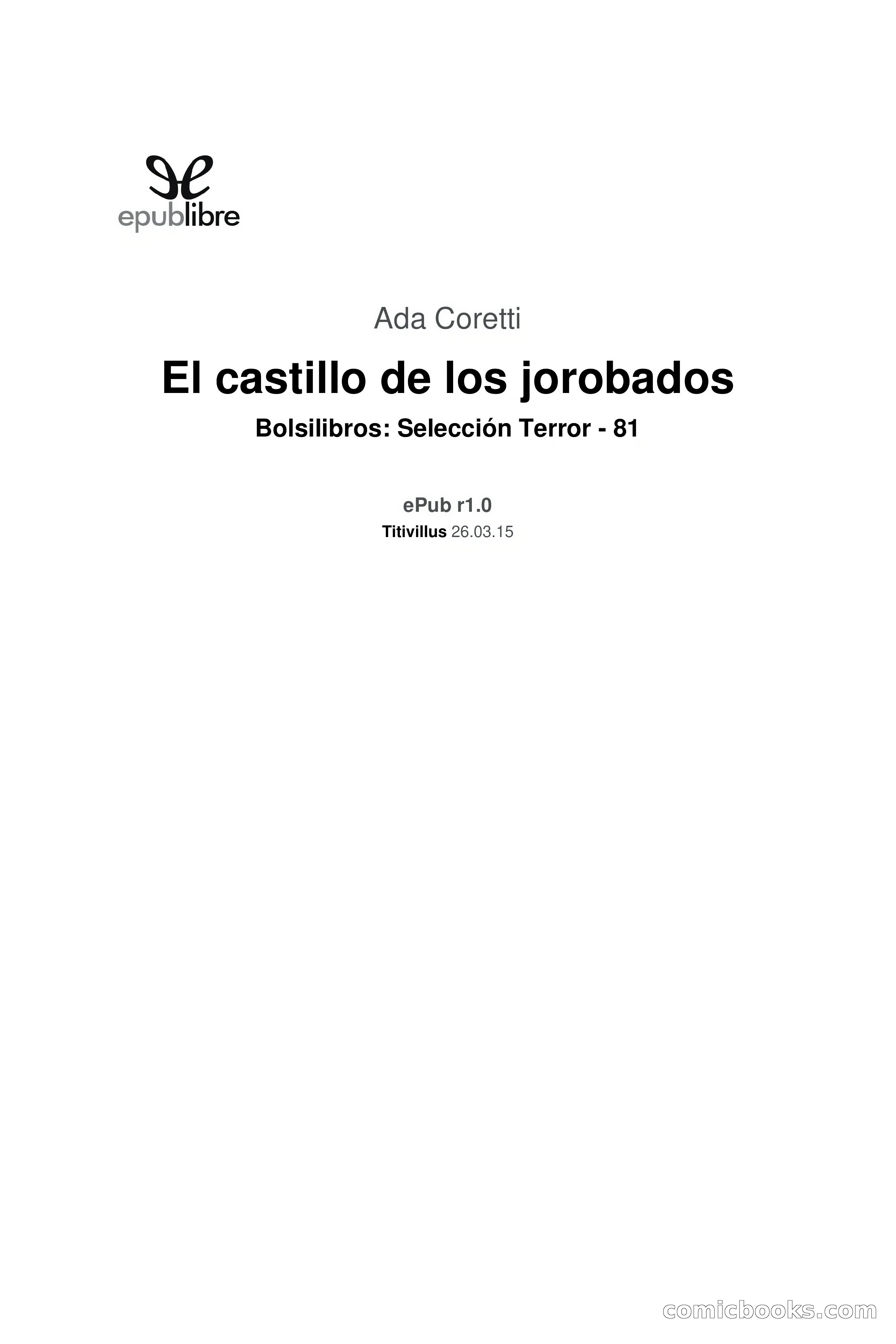 Selección Terror: El castillo de los jorobados — page 3 of 76