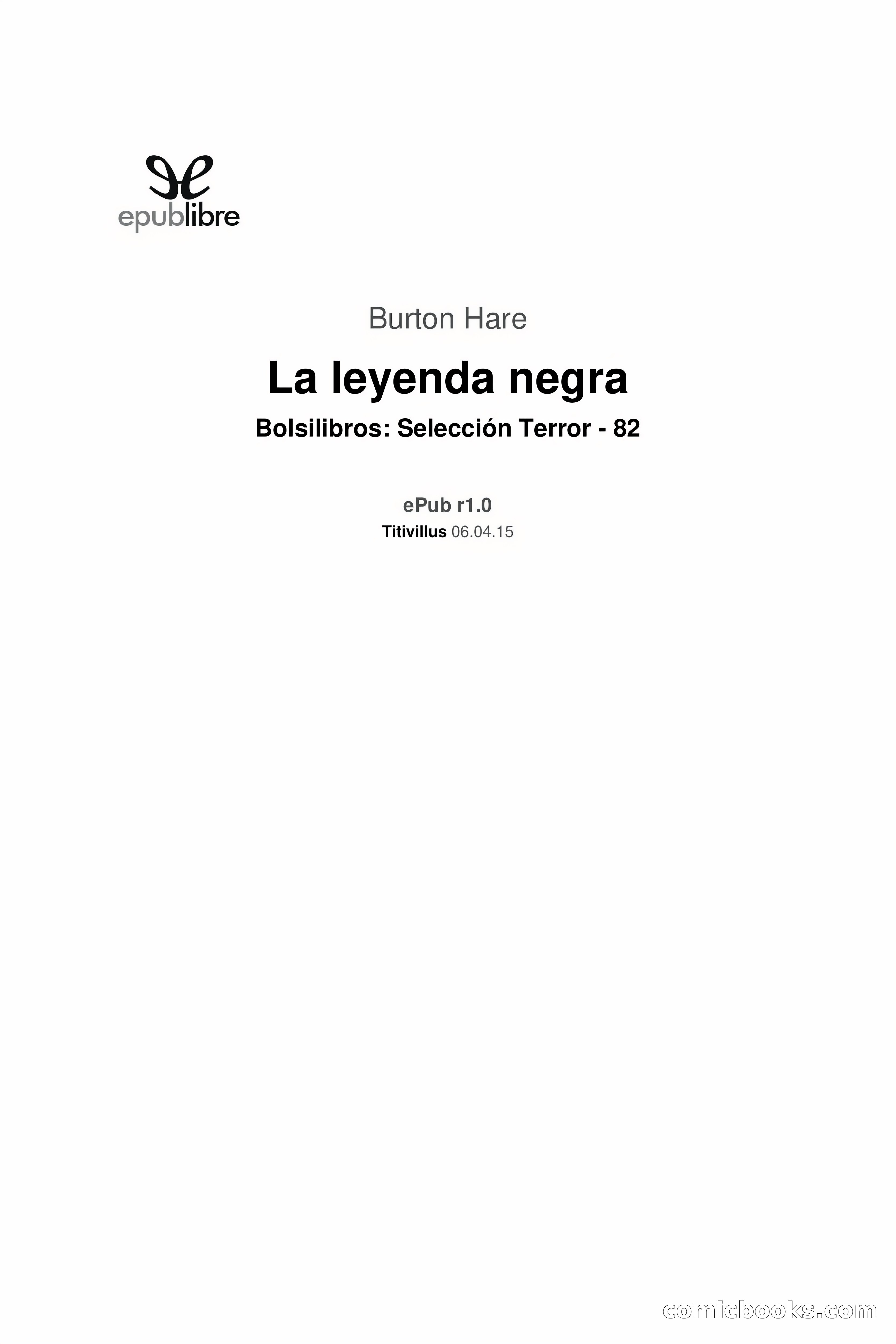 Selección Terror: La Leyenda Negra — page 3 of 78