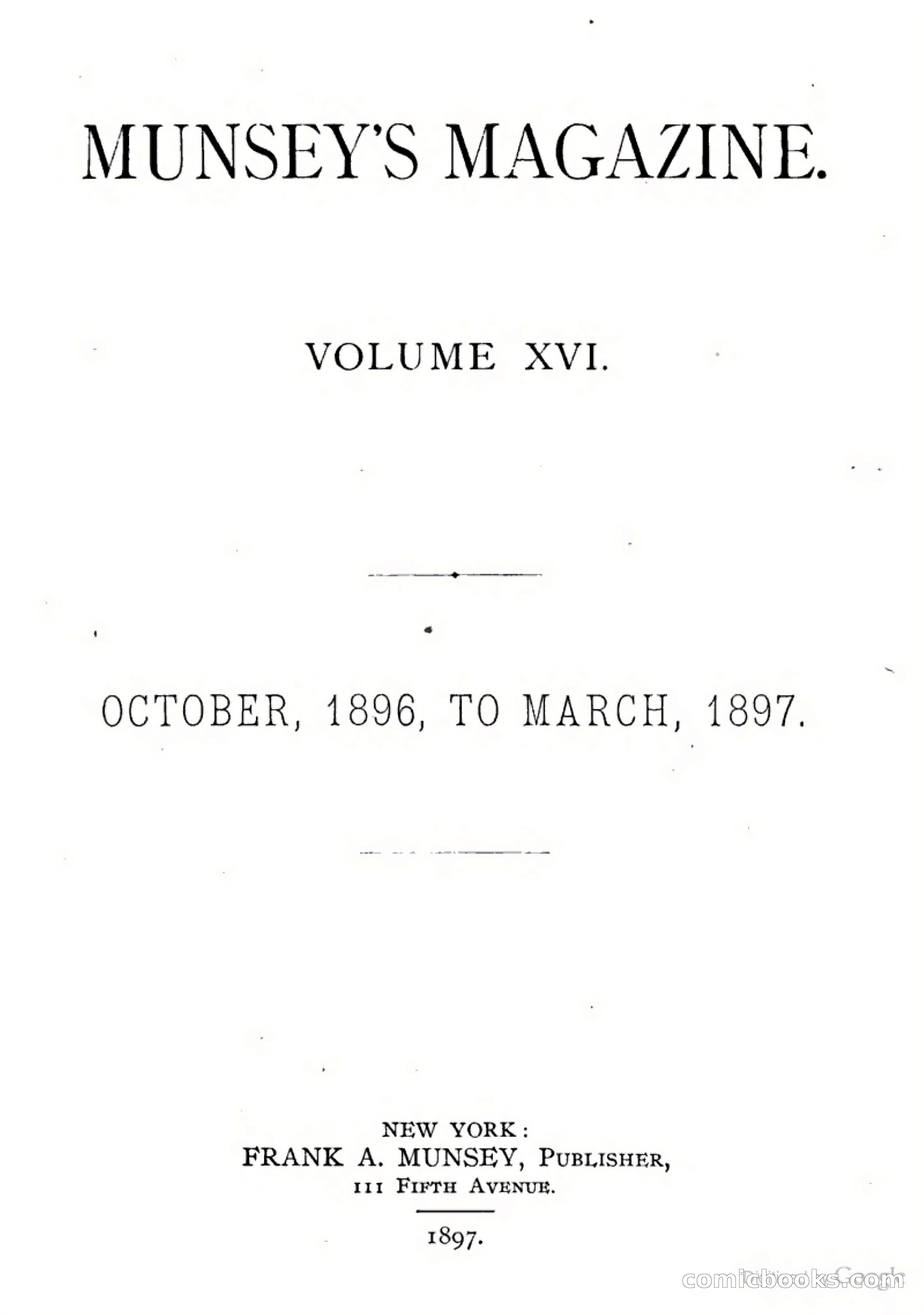 Munsey's Magazine — page 8 of 400
