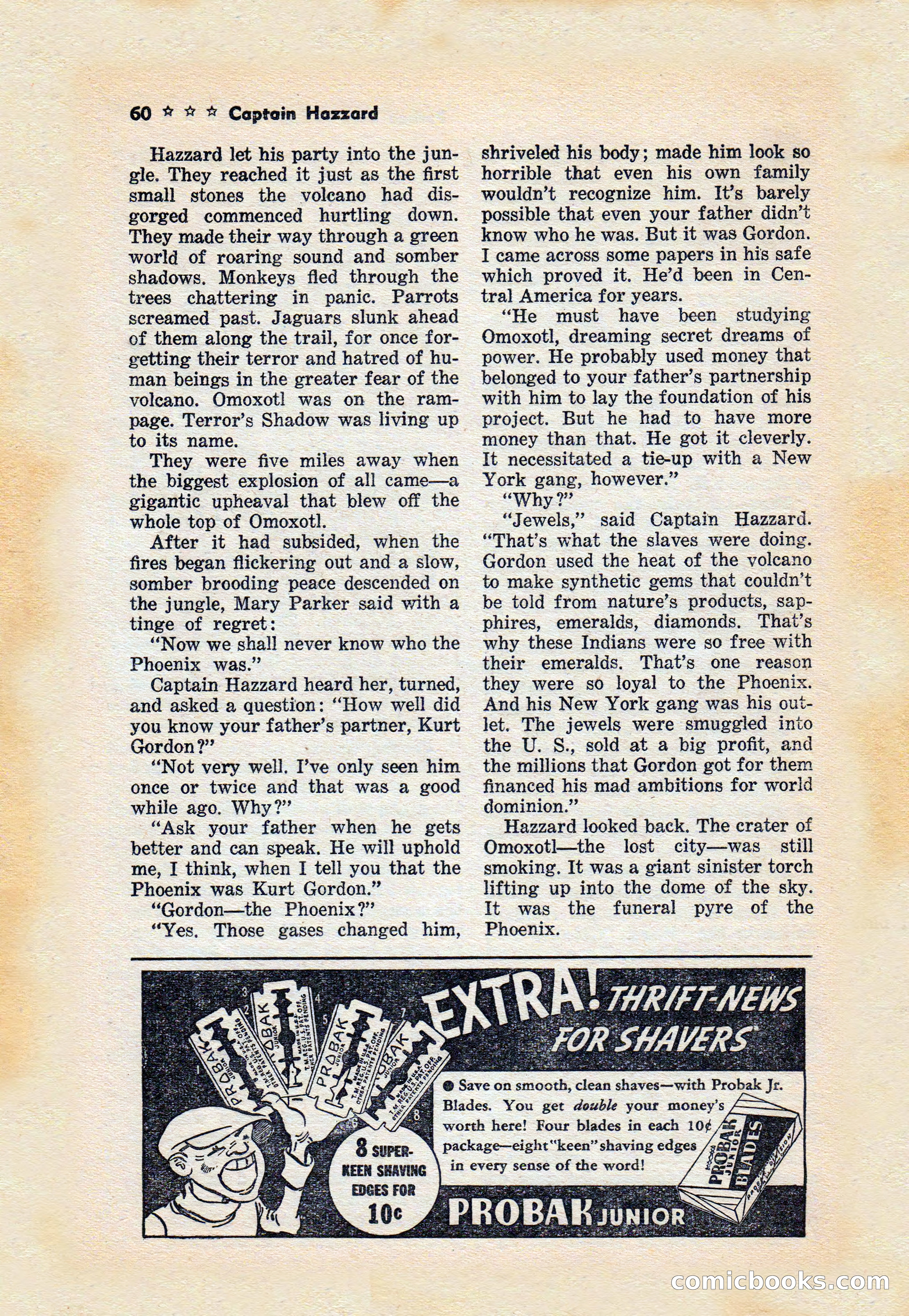 Captain Hazzard Magazine, May 1938 — page 63 of 101