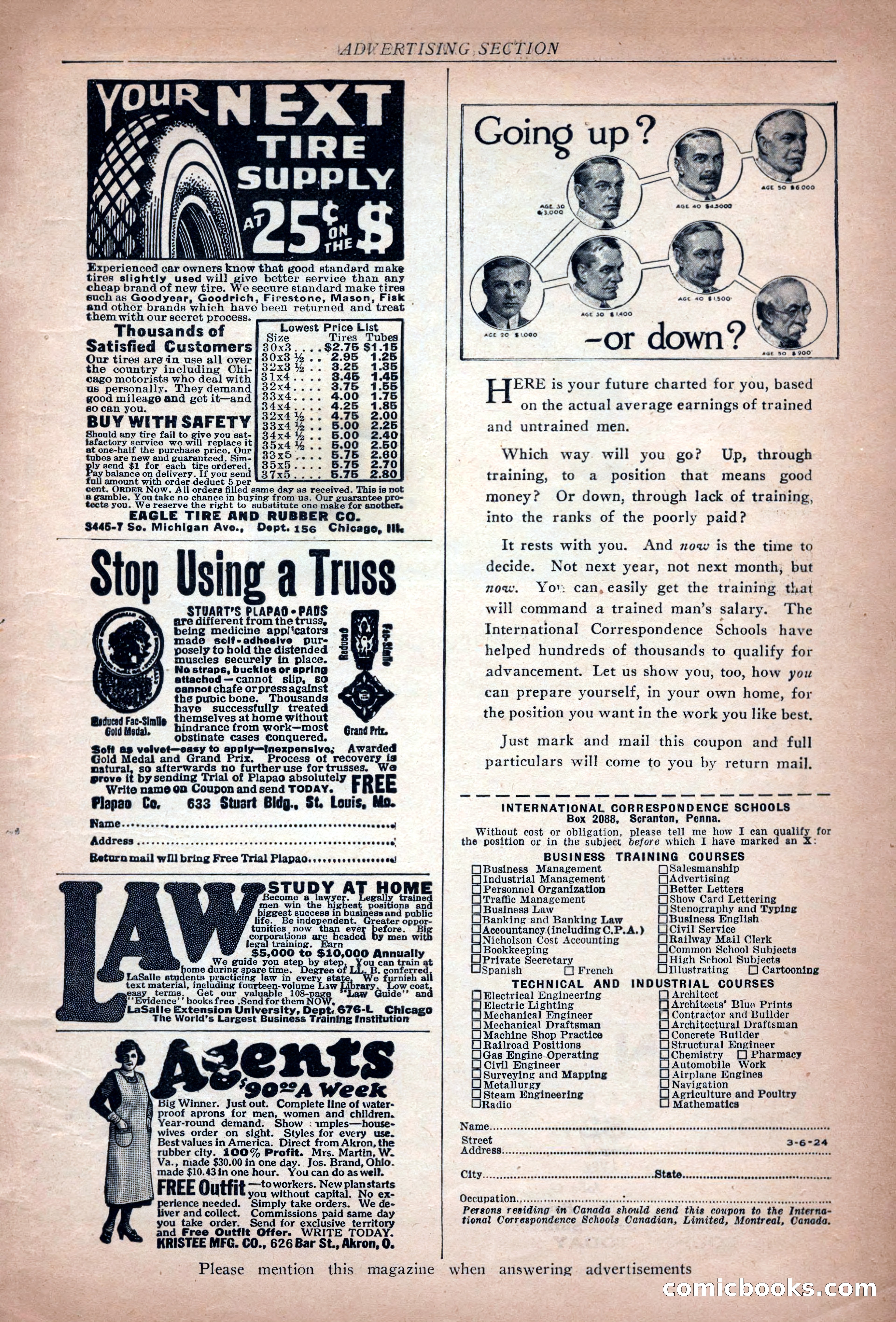Complete Story Magazine, Vol. 4, No. 2 — page 9 of 172