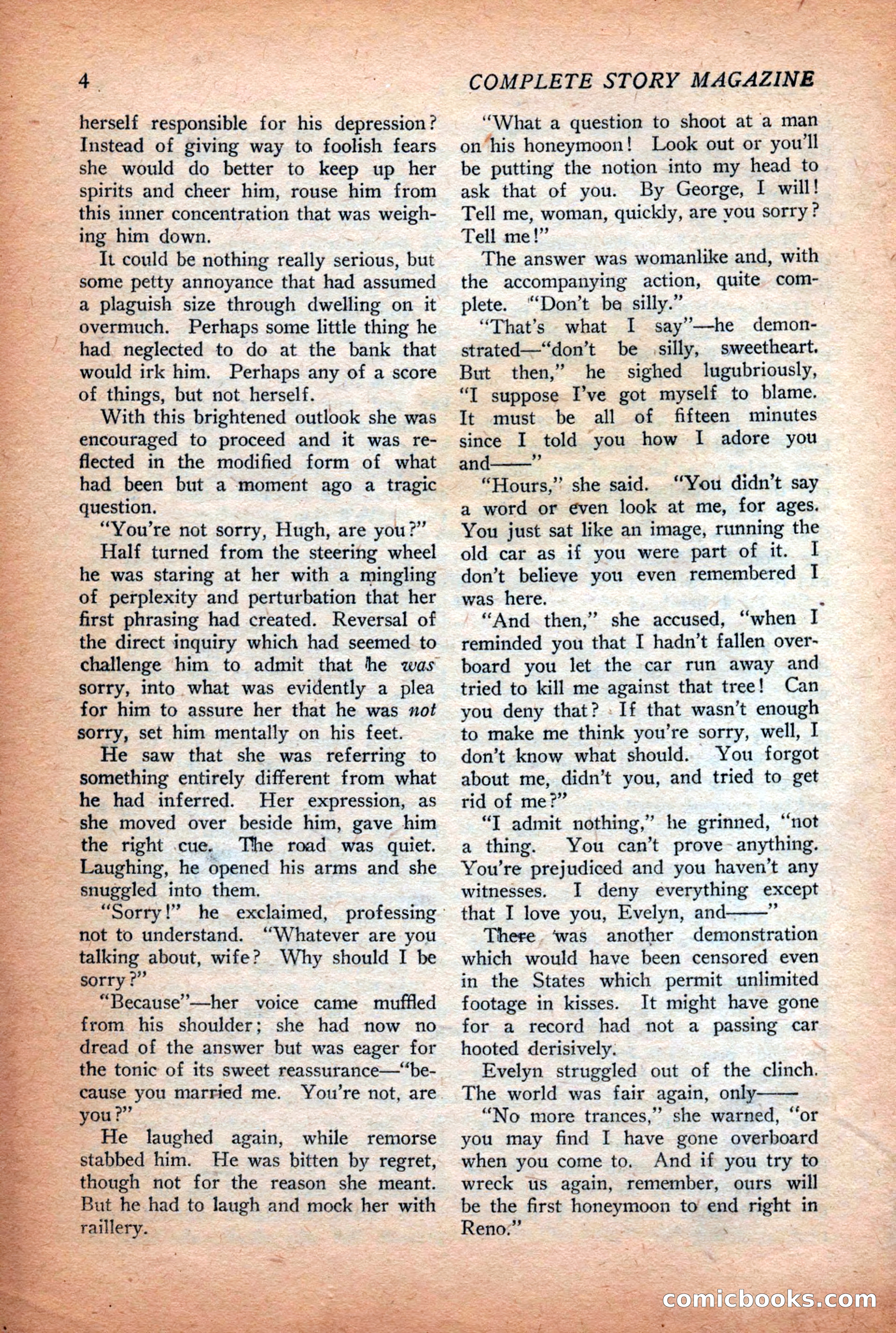 Complete Story Magazine, Vol. 4, No. 2 — page 14 of 172